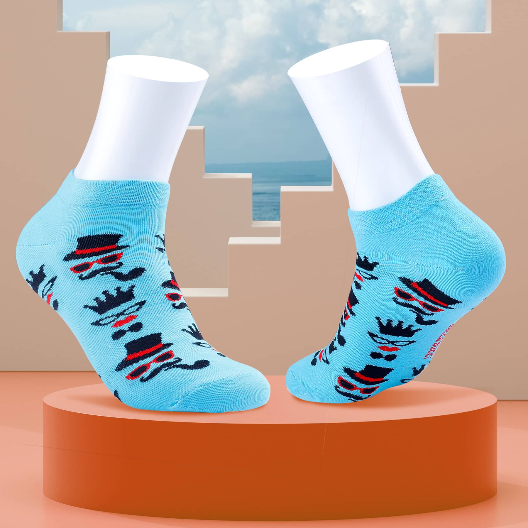 Bacca Bucci Short Ankle Length comfort Socks for Men (1 Pair)