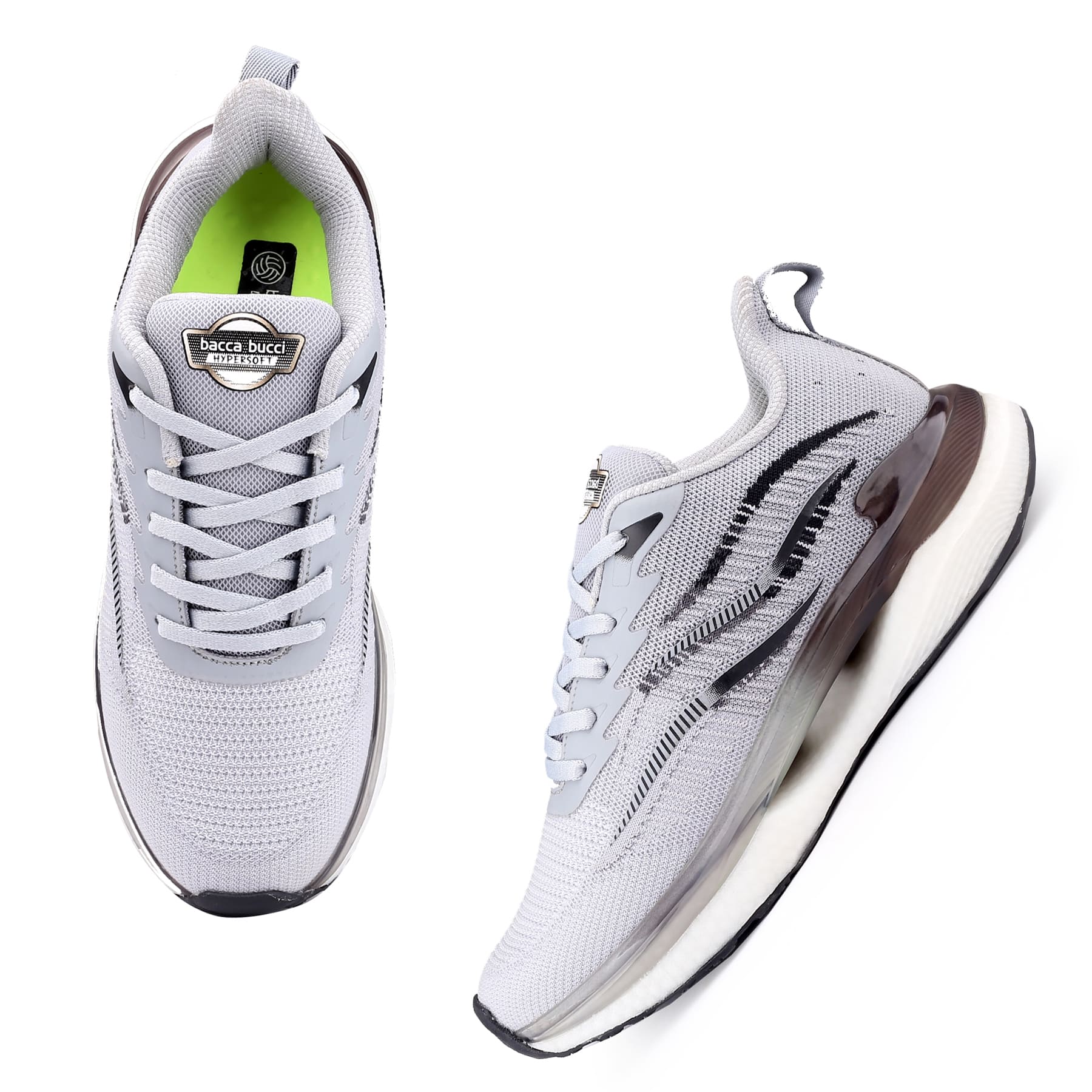 Bacca Bucci HYPERSOFT SERIES with Ultra-Rebounce Outsole & Iconic Breathable Engineered Knit Upper Running Shoes