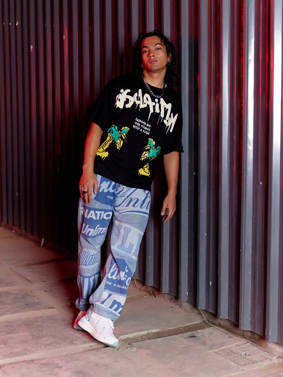 Black Oversized T shirts