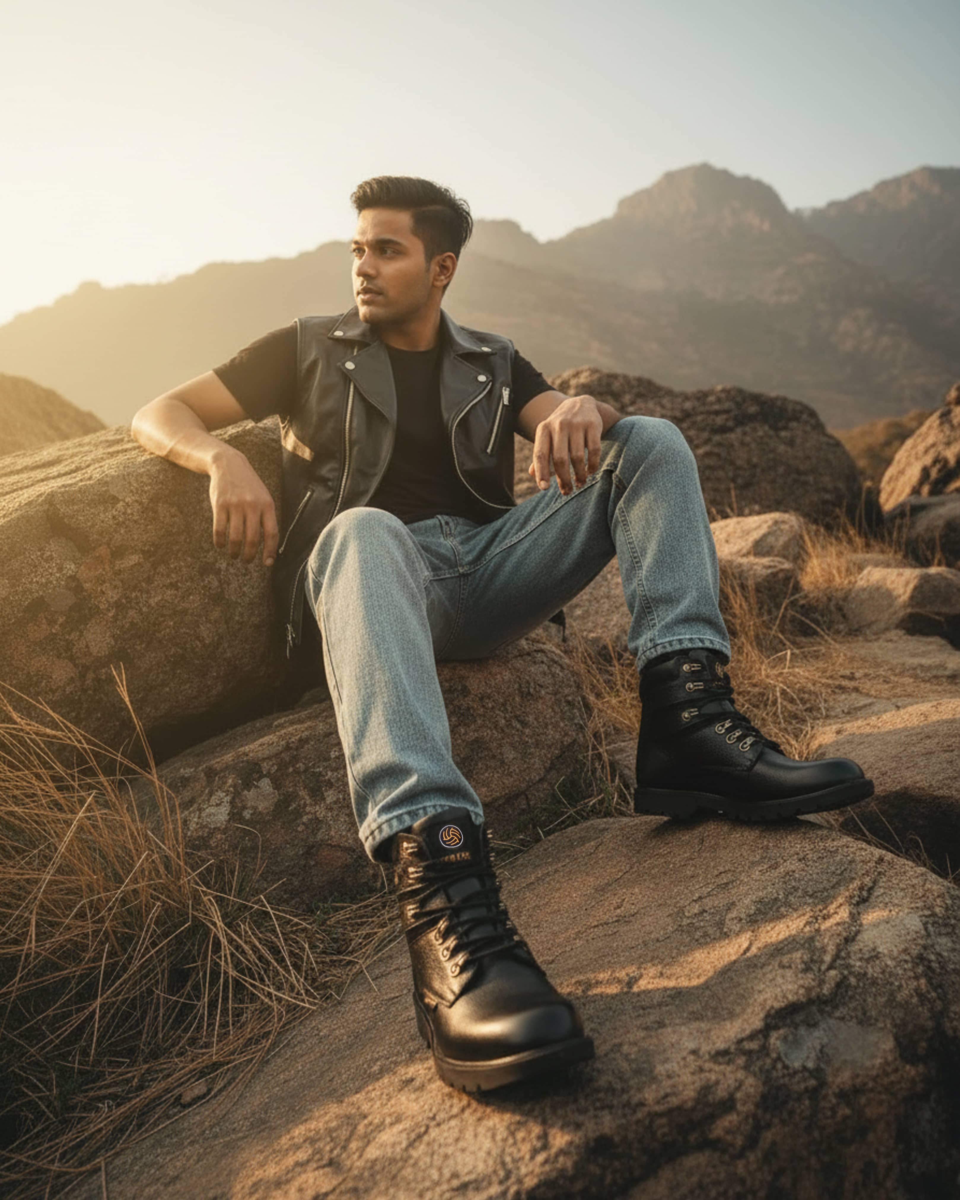 Genuine Grain Leather Outdoor Snow Boot | 6 inches Steel Toe-Cap