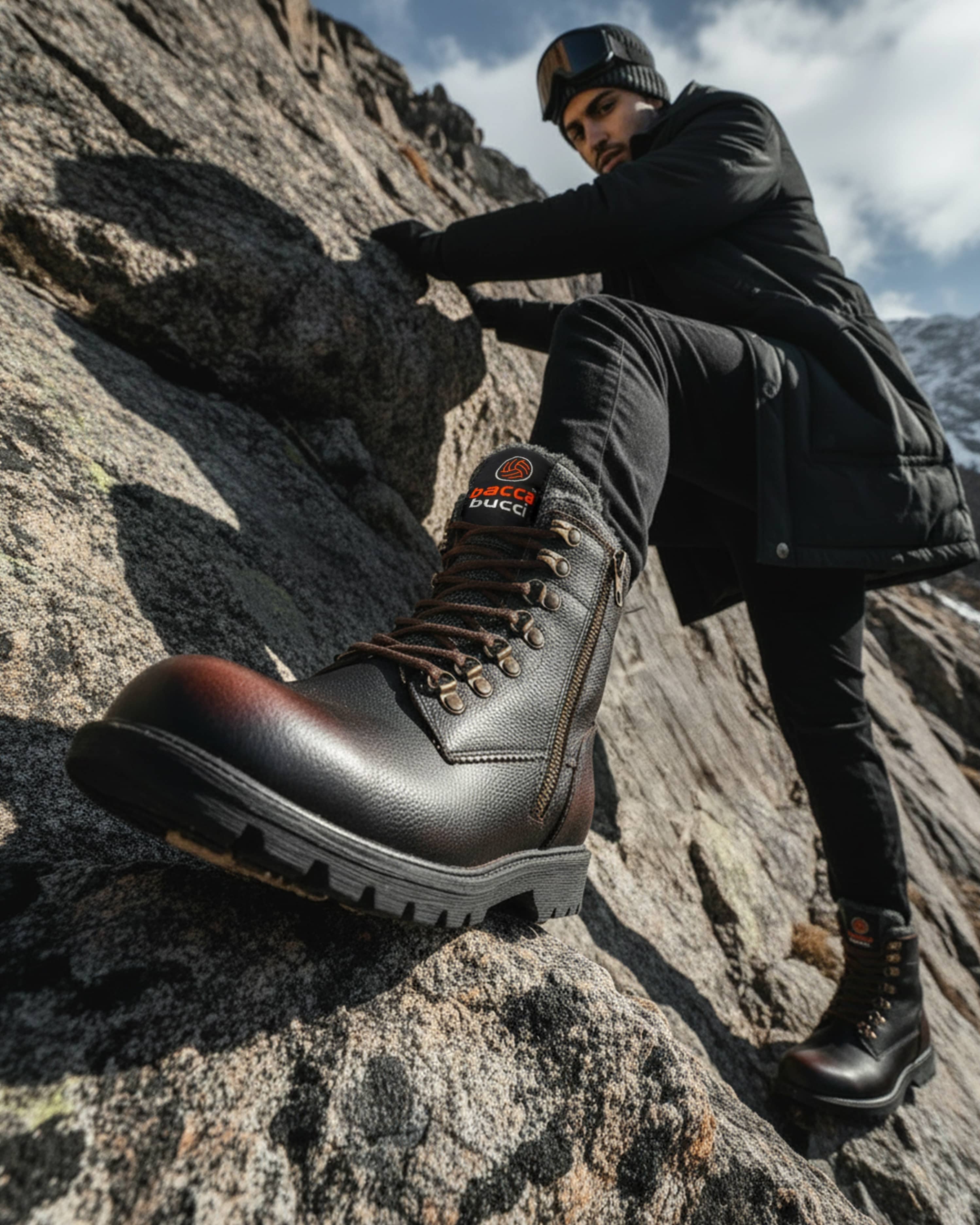 Snow Boots for Men | Bacca Bucci Snowman | Waterproof 7 Eye