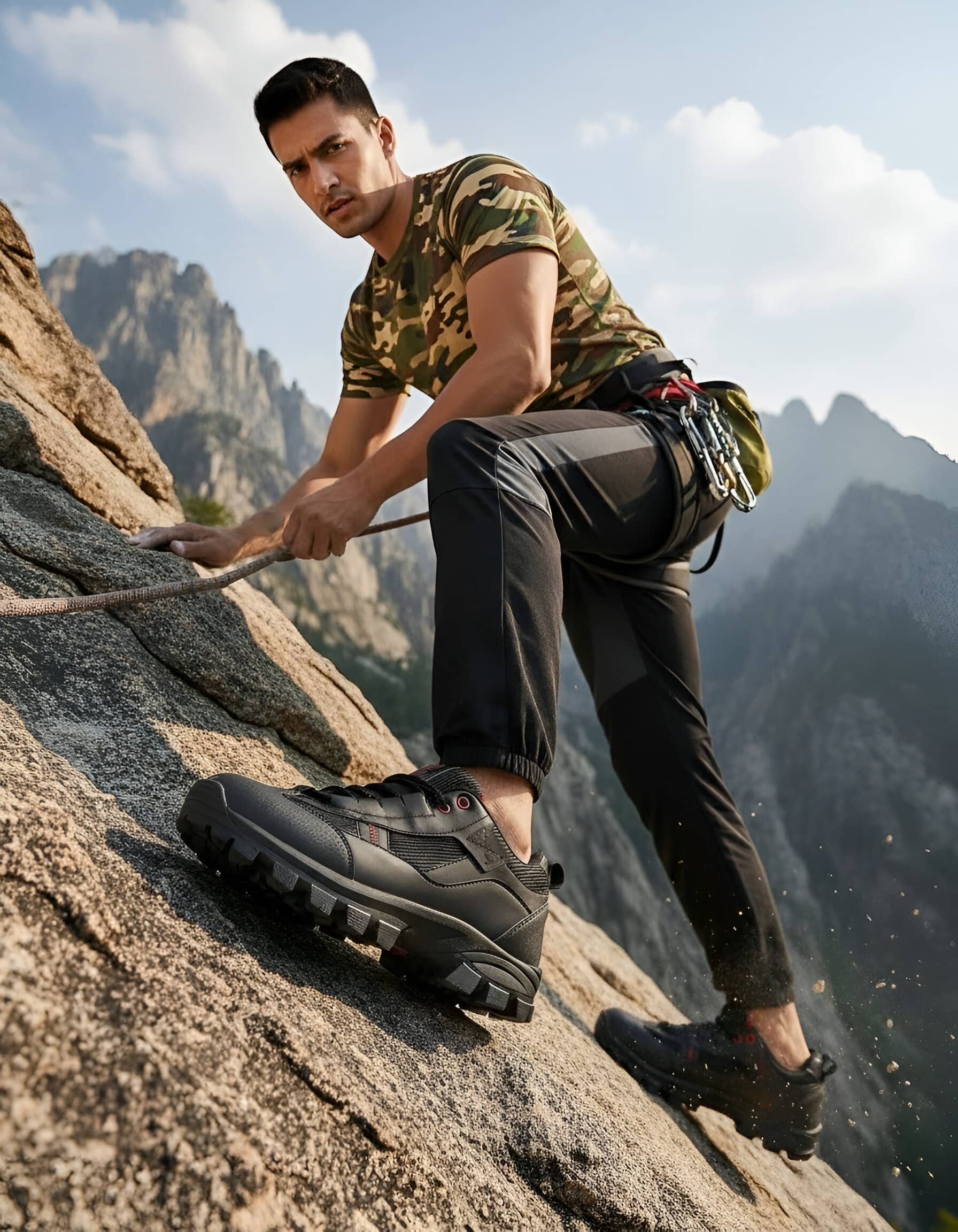 Bacca Bucci FOREST Low-Top Hiking Boots for Men