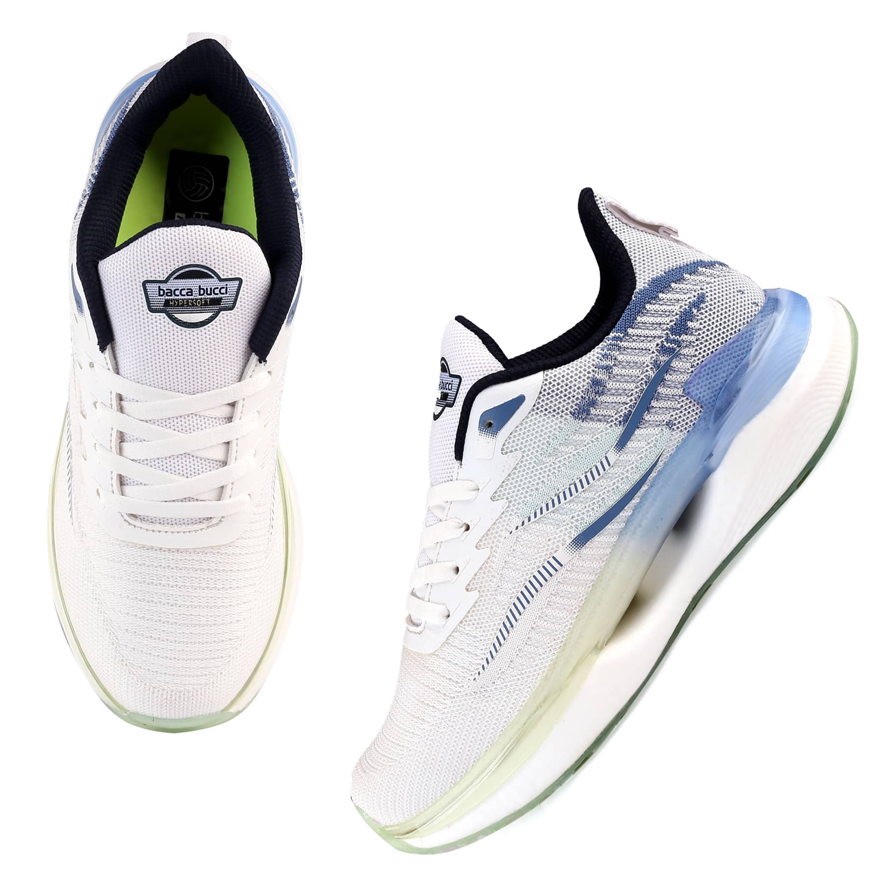 Bacca Bucci HYPERSOFT SERIES with Ultra-Rebounce Outsole & Iconic Breathable Engineered Knit Upper Running Shoes