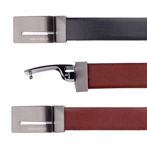 Bacca Bucci Auto reversible dress belt with Genuine Leather