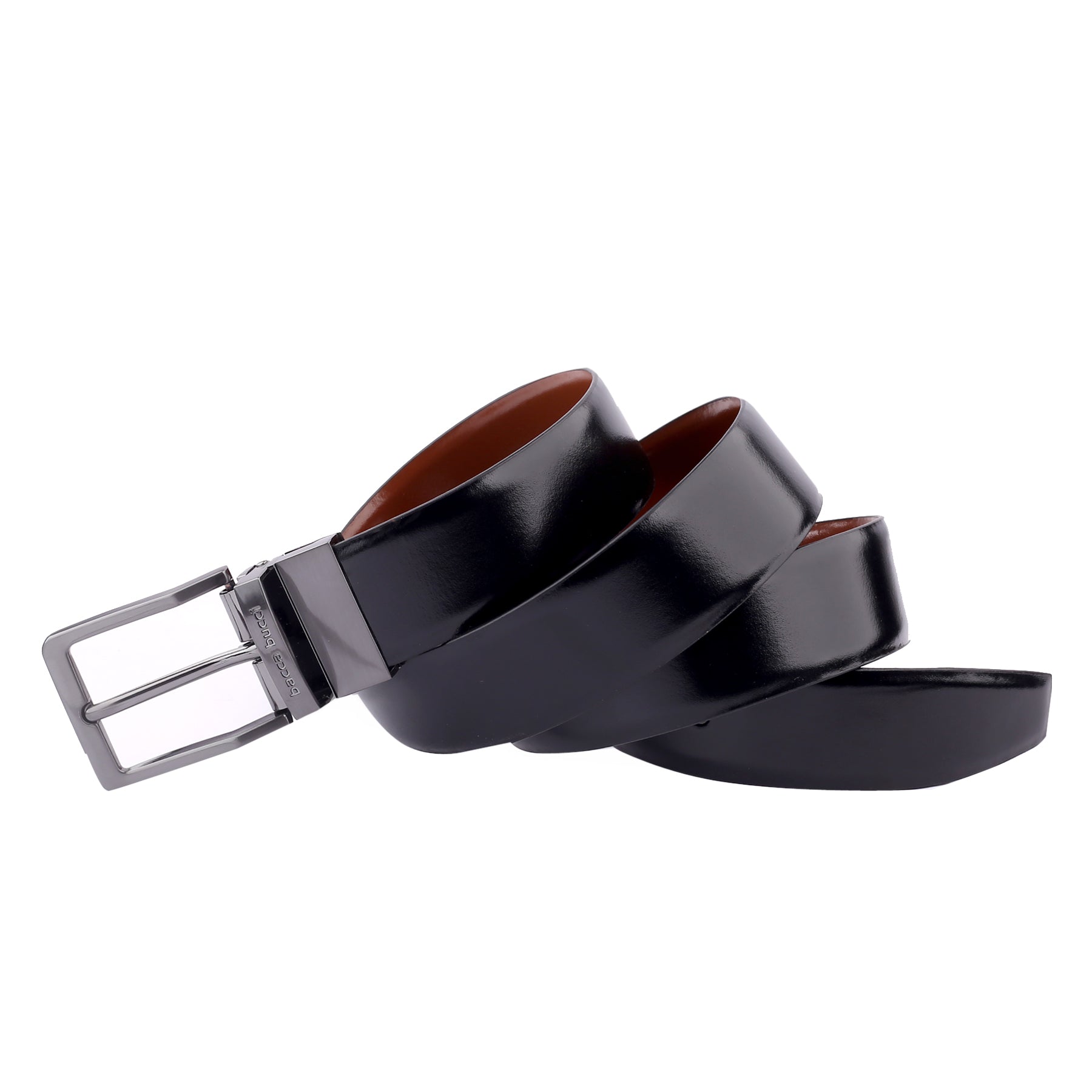 Bacca Bucci Auto reversible dress belt with Genuine Leather