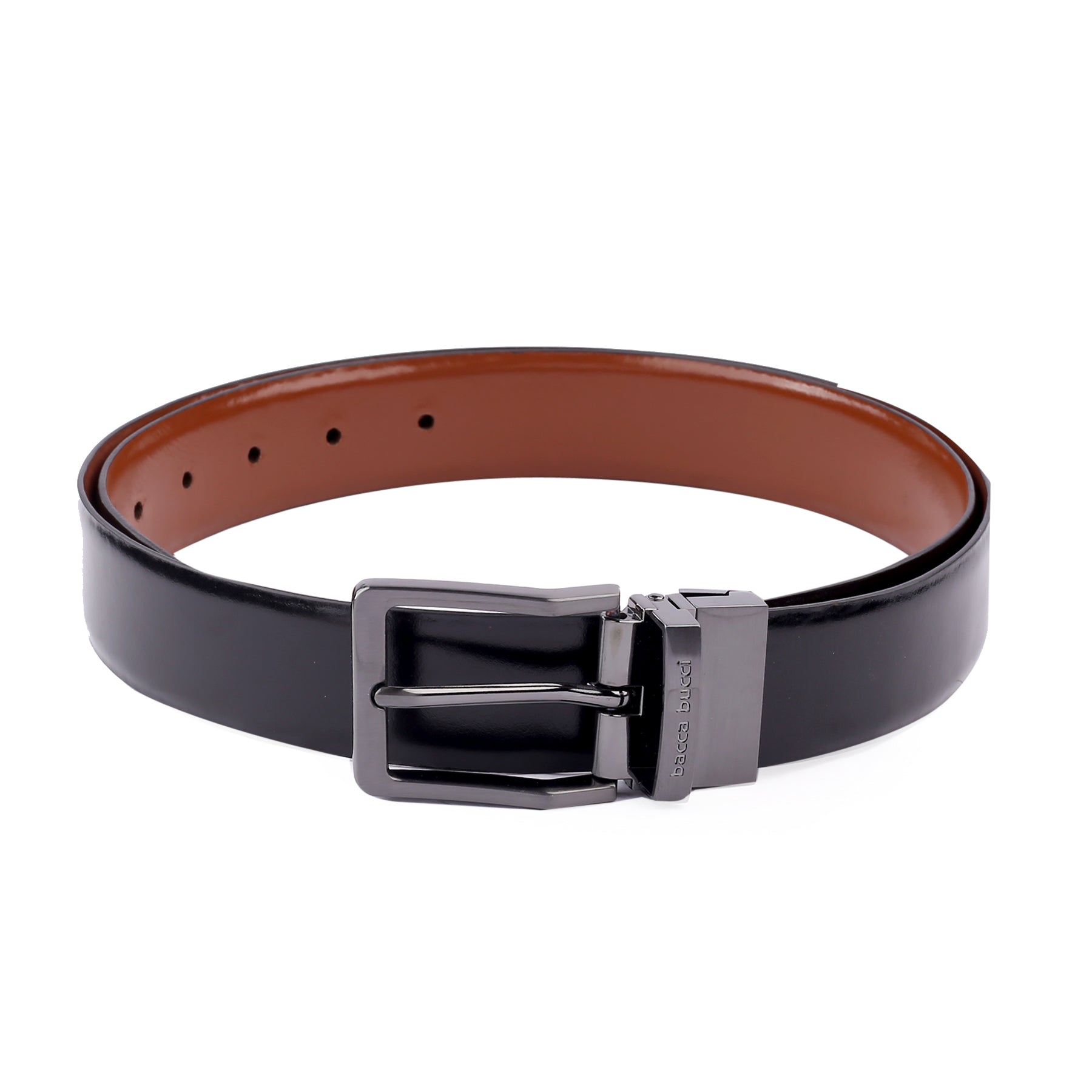 Bacca Bucci Auto reversible dress belt with Genuine Leather
