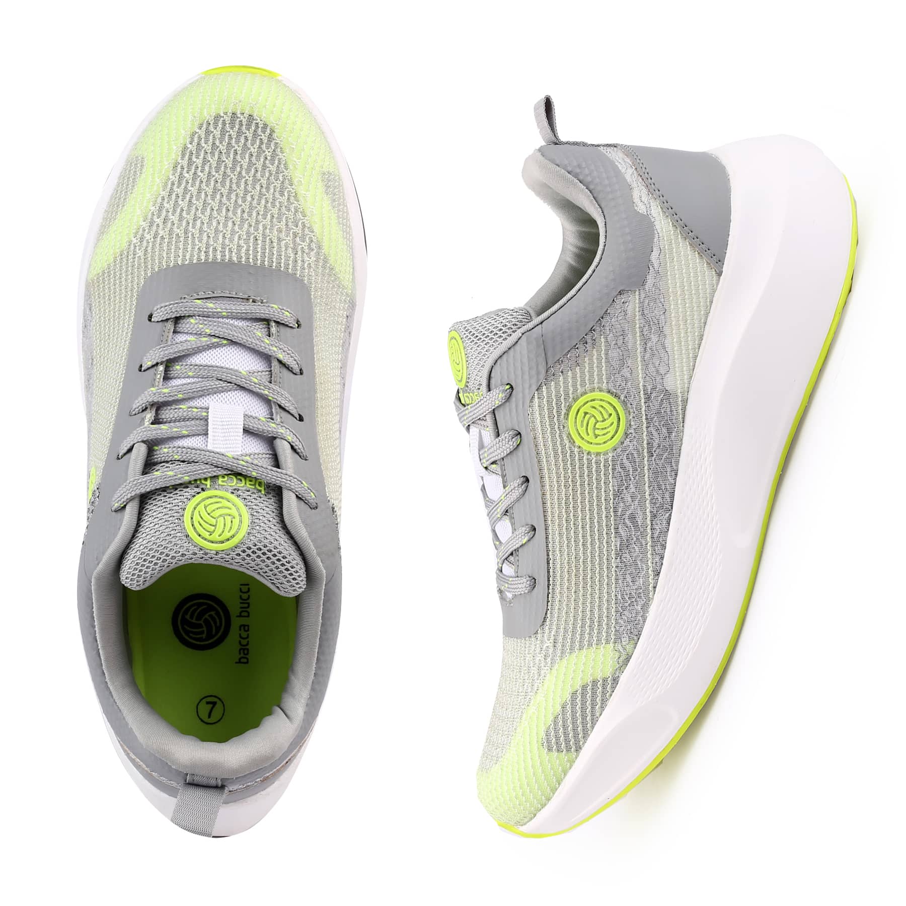 Bacca Bucci ZippyZest FlashRunners: High-Performance Sports Shoes with Ultra-Breathable Mesh, Energy-Responsive Cushioning, and Durable