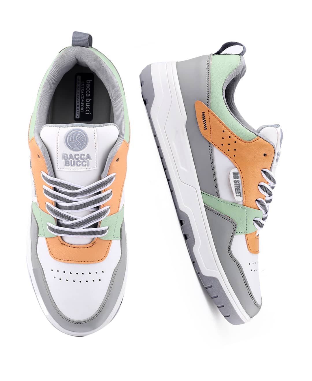 Bacca Bucci Urban Genesis 1.0 Sneakers: The Pinnacle of Street-Smart Elegance with Breathable Perforated Design and Robust Sole for the Modern Trailblazer