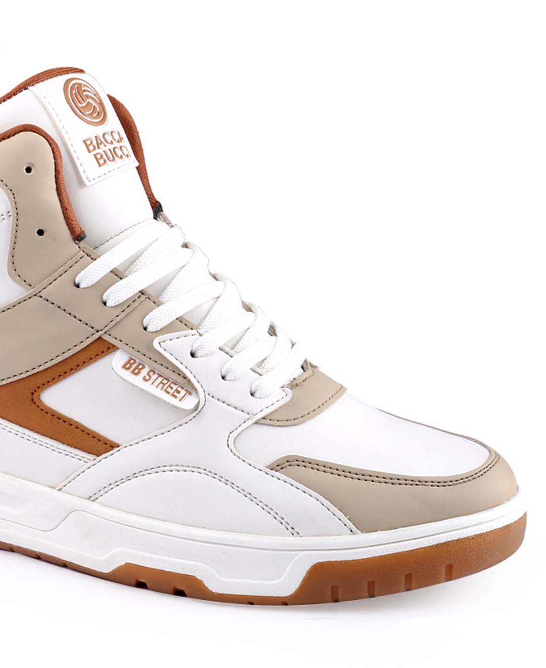 Bacca Bucci Cappuccino Skystompers: Retro High-Top Charm with Modern Comfort Tech