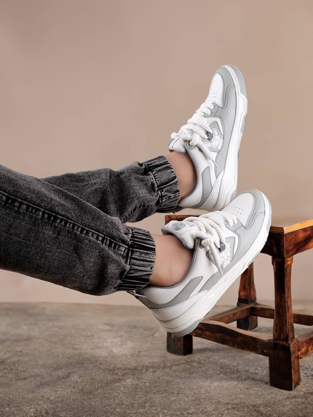 Bacca Bucci Stride Eclipse: Low-Top Flat-Sole Sneakers with Signature Thick Round LacesBacca Bucci Stride Eclipse: Low-Top Flat-Sole Sneakers with Signature Thick Round Laces