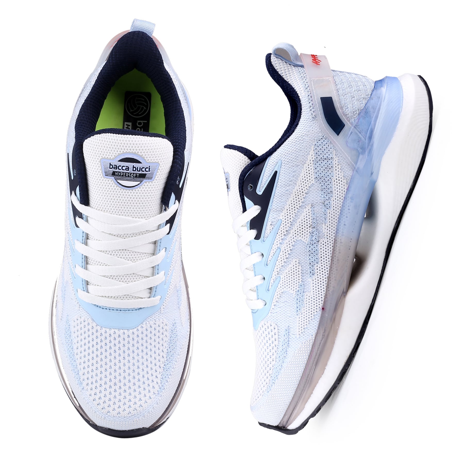 Bacca Bucci HYPERSOFT SERIES with Ultra-Rebounce Outsole & Iconic Breathable Engineered Knit Upper Running Shoes