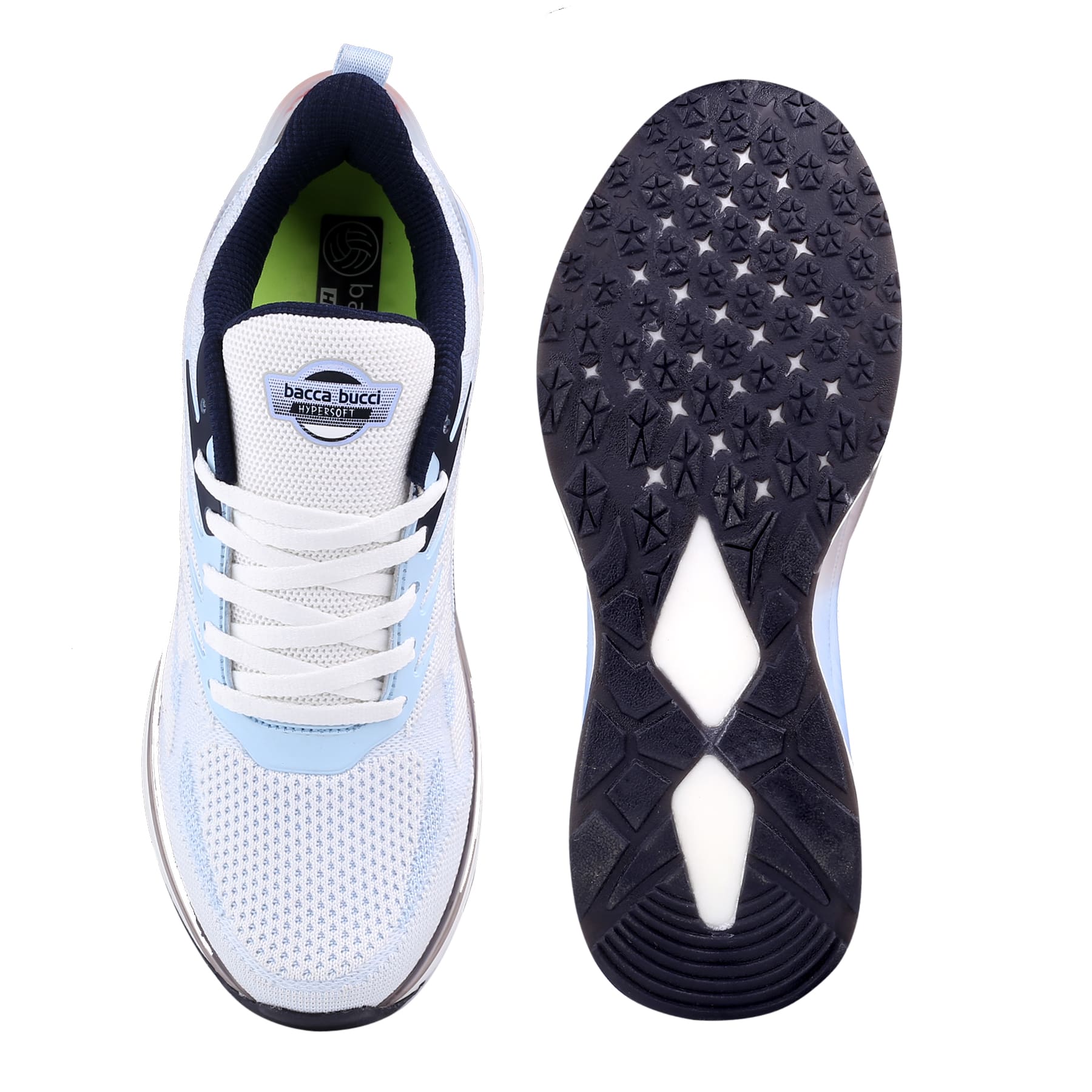 Bacca Bucci HYPERSOFT SERIES with Ultra-Rebounce Outsole & Iconic Breathable Engineered Knit Upper Running Shoes