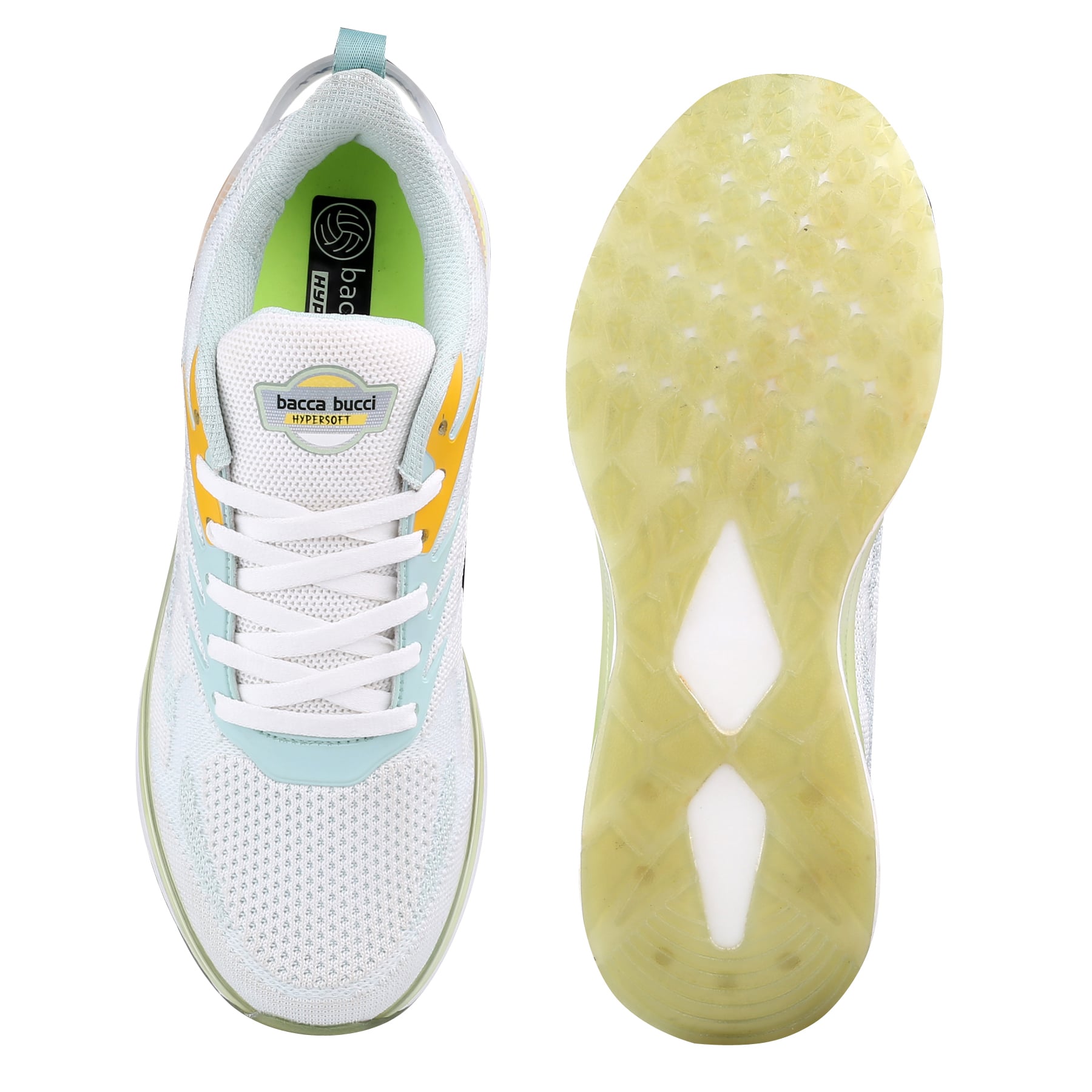 Bacca Bucci HYPERSOFT SERIES with Ultra-Rebounce Outsole & Iconic Breathable Engineered Knit Upper Running Shoes