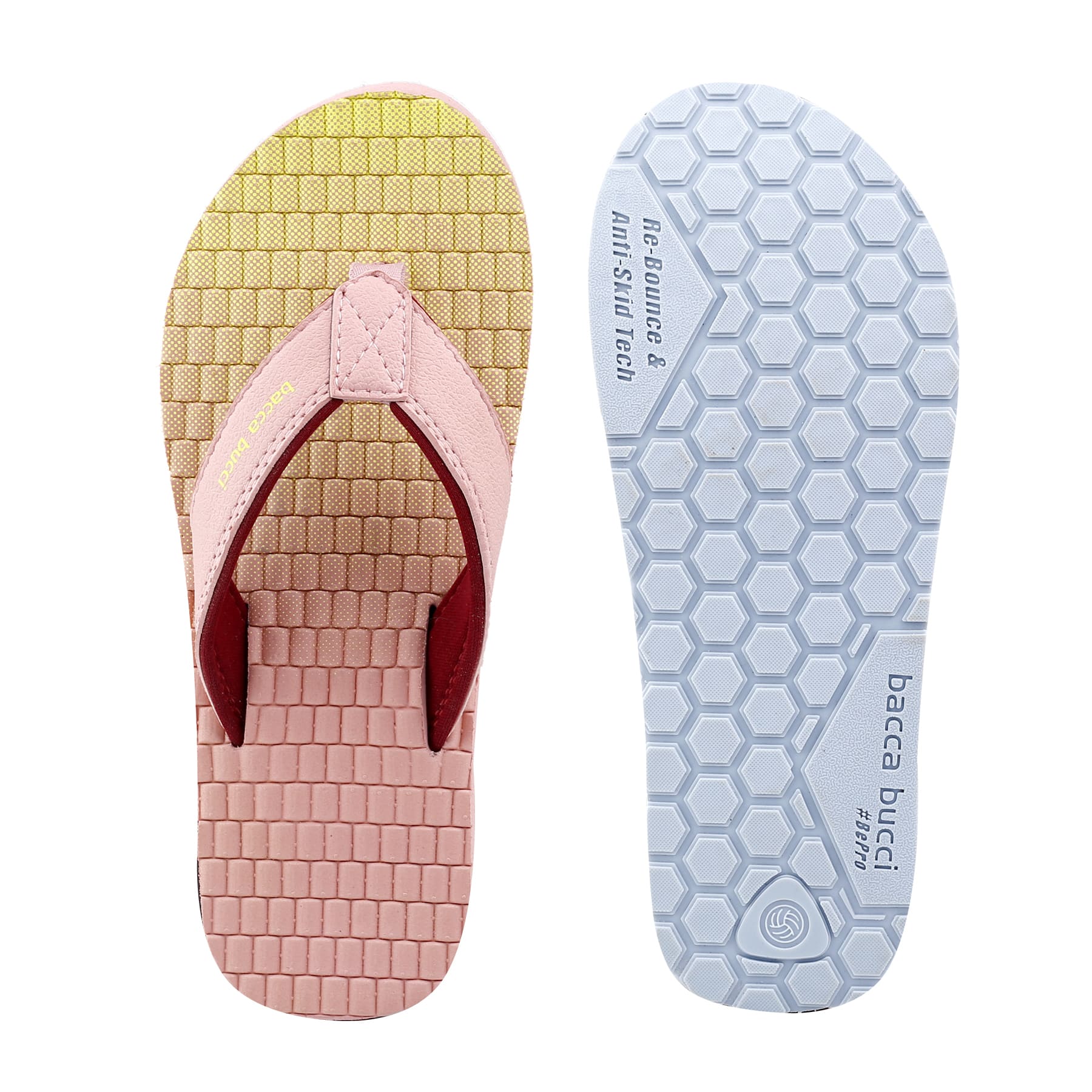 Bacca Bucci MALDIVES Cloud Slippers/Flip-Flop for Men | Non-Slip With Rubber Outsole and Vibrant Colors