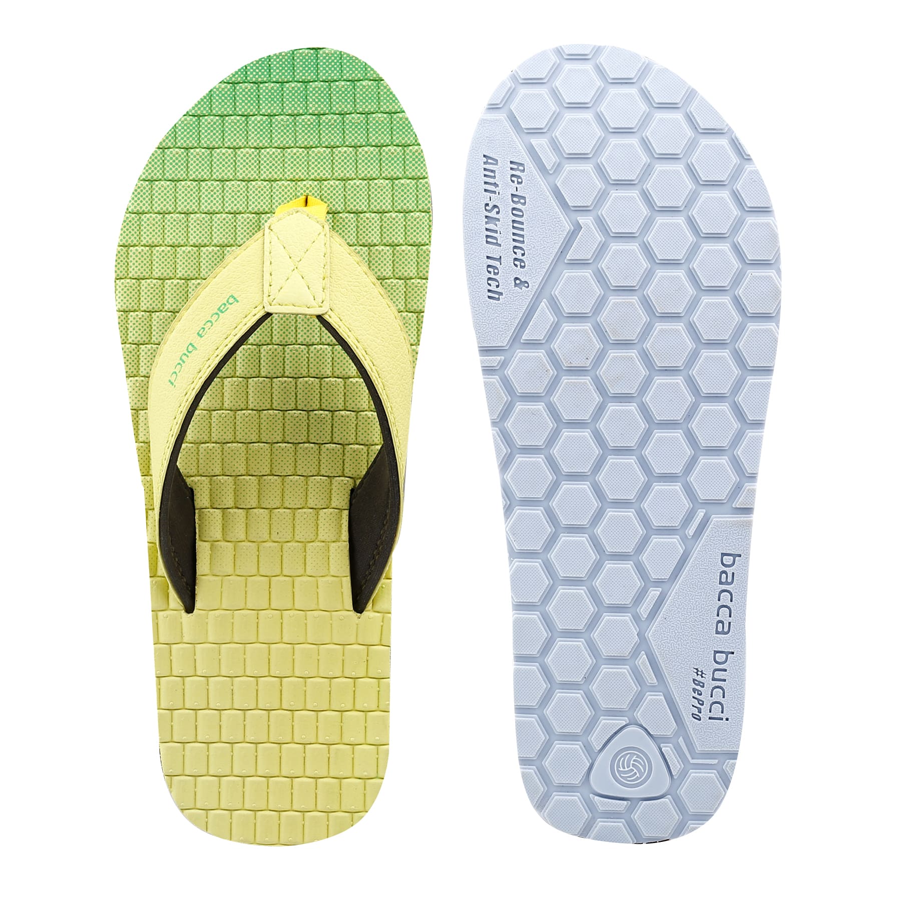 Bacca Bucci MALDIVES Cloud Slippers/Flip-Flop for Men | Non-Slip With Rubber Outsole and Vibrant Colors