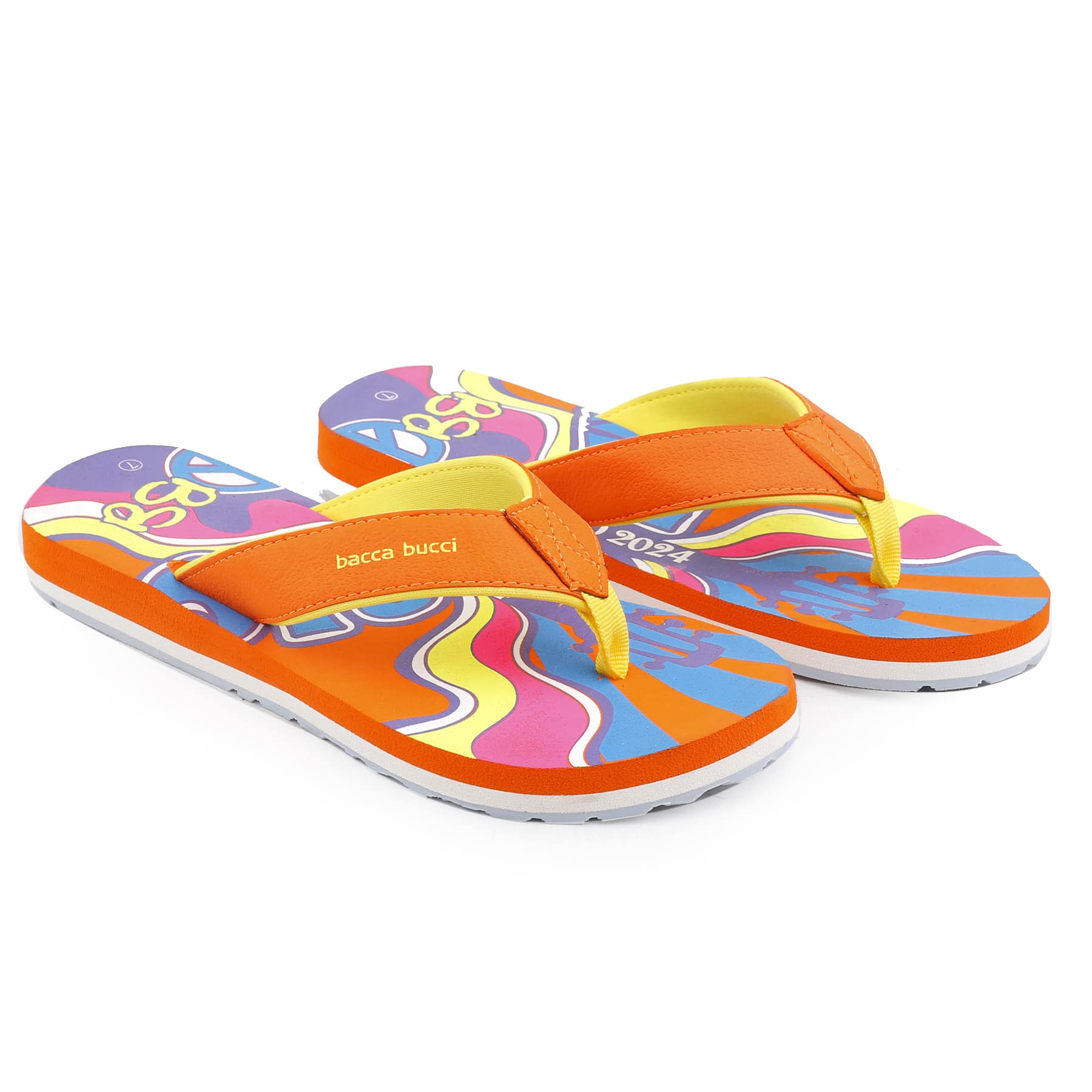 Bacca Bucci BEACH-BREEZE Cloud Slippers/Flip-Flop for Men | Non-Slip With Rubber Outsole and Vibrant Colors