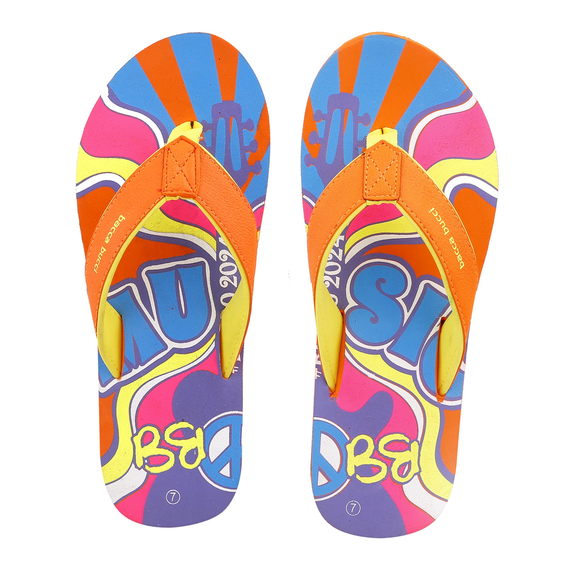 Bacca Bucci BEACH-BREEZE Cloud Slippers/Flip-Flop for Men | Non-Slip With Rubber Outsole and Vibrant Colors