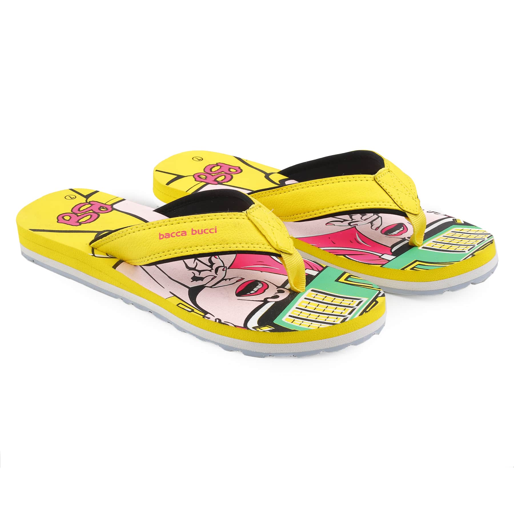 Bacca Bucci BEACH-BREEZE Cloud Slippers/Flip-Flop for Men | Non-Slip With Rubber Outsole and Vibrant Colors