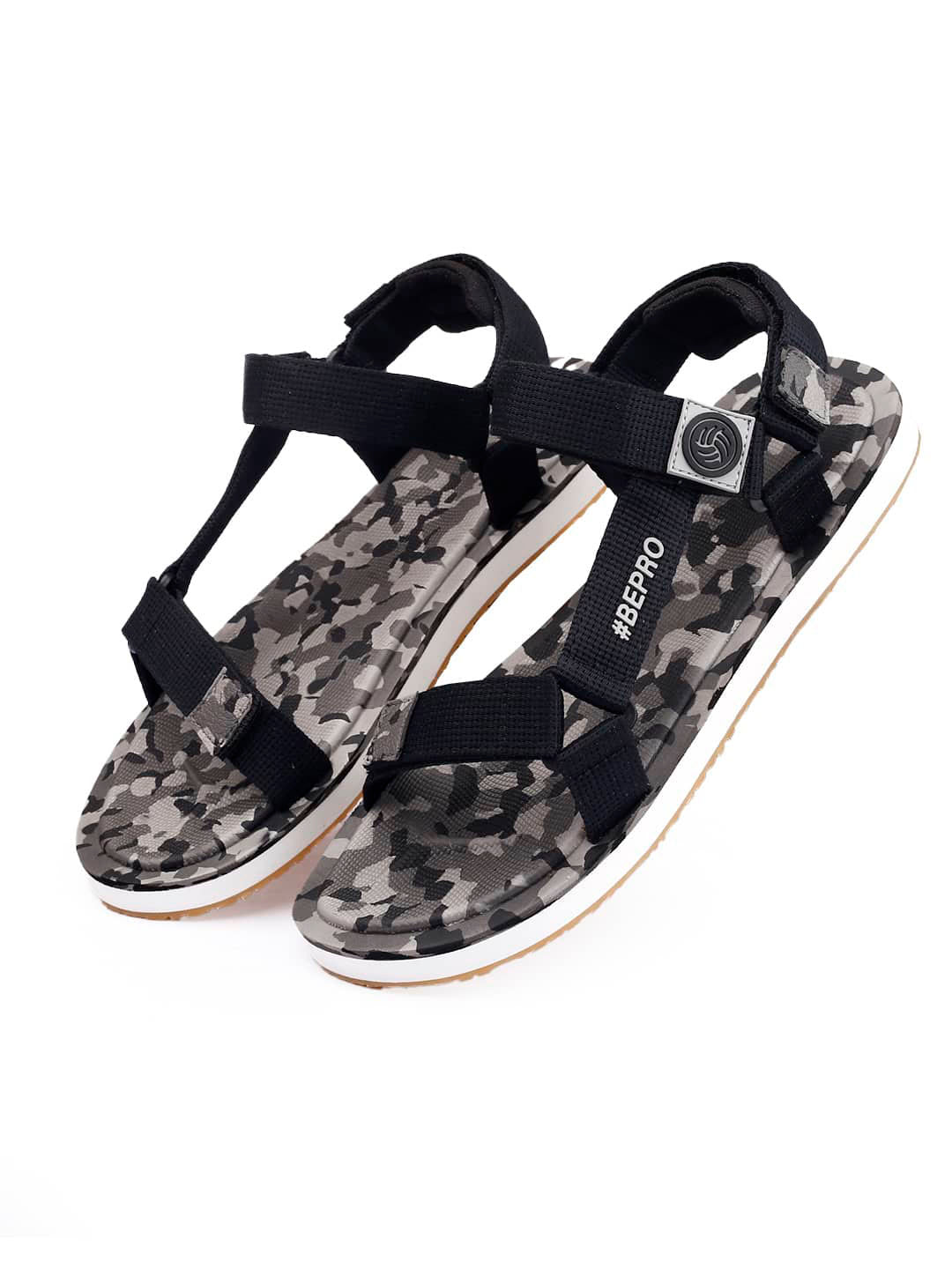 Bacca Bucci 'CamoStride NomadPro' Adventure Sandals - Robust All-Terrain Grip, Tailored Hook-and-Loop Fit, Ergonomic Comfort Design