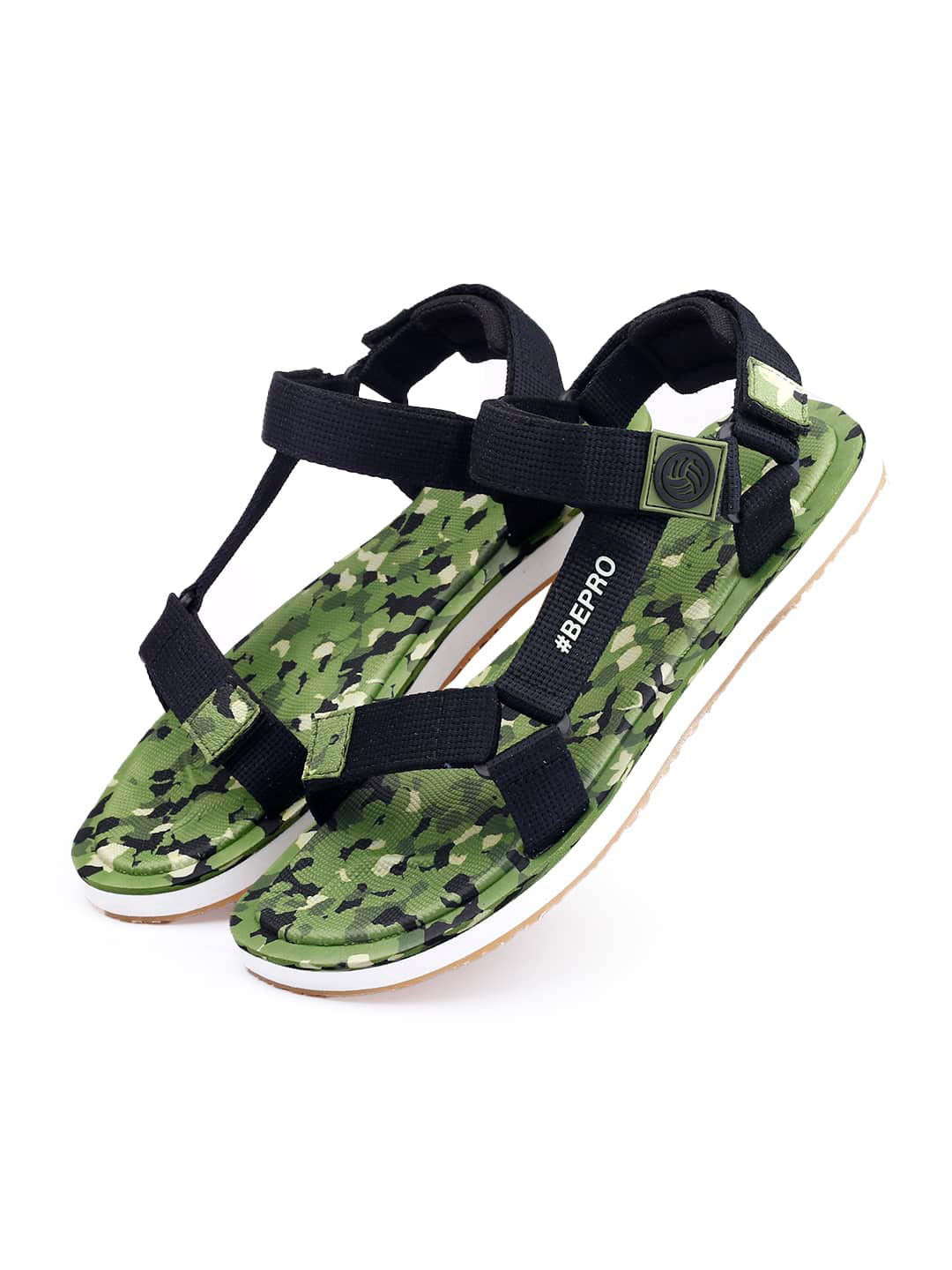 Bacca Bucci 'CamoStride NomadPro' Adventure Sandals - Robust All-Terrain Grip, Tailored Hook-and-Loop Fit, Ergonomic Comfort Design