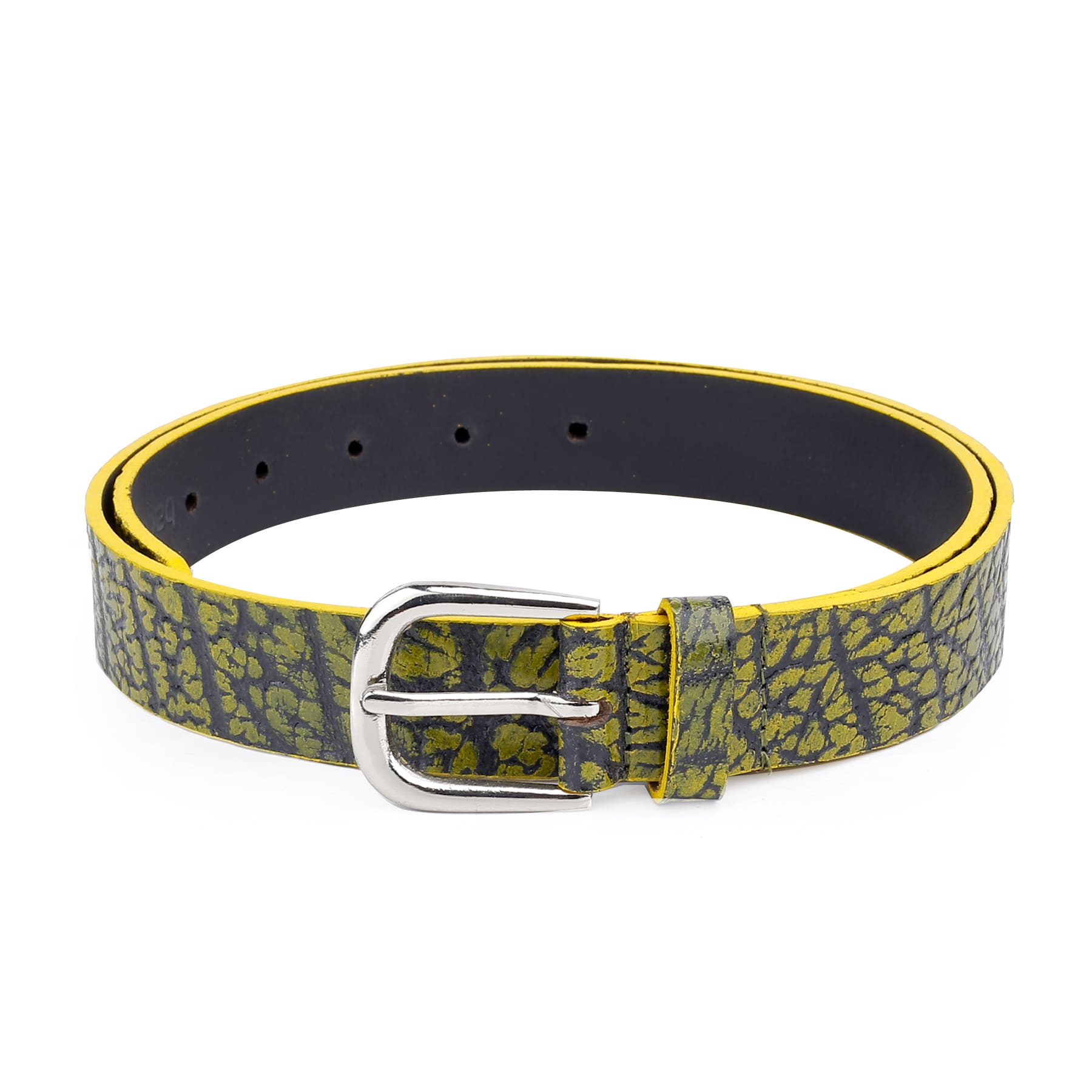 Bacca Bucci 'Aurelia Virentis' Elite Series: Women’s Textured Genuine Leather Belt with Artisanal Pattern, Ideal for Stylish Cinching and Versatile Fashion Pairing