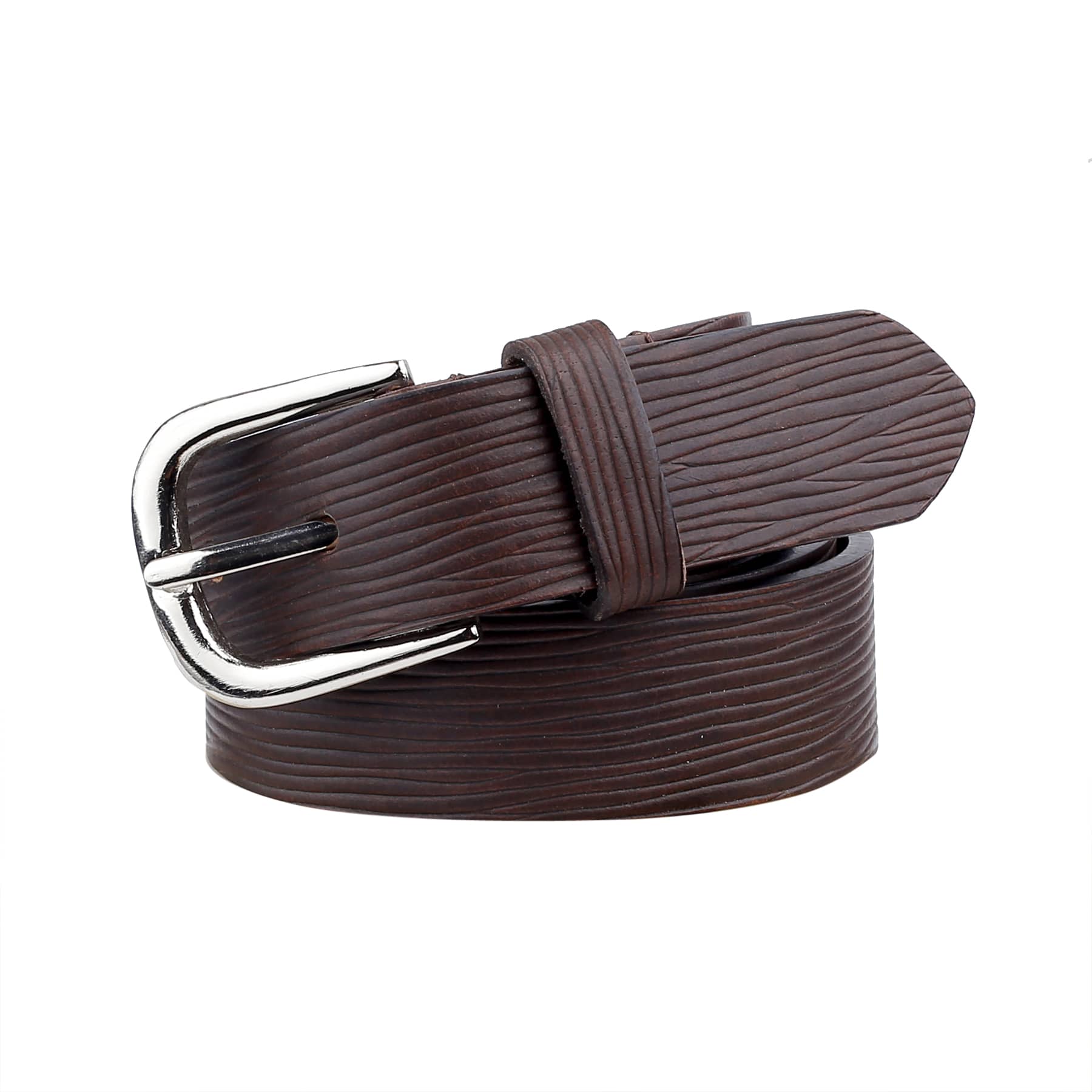Pure Leather Women Belts ELEGANTE Textured Elegance for Versatile Styling Bacca Bucci