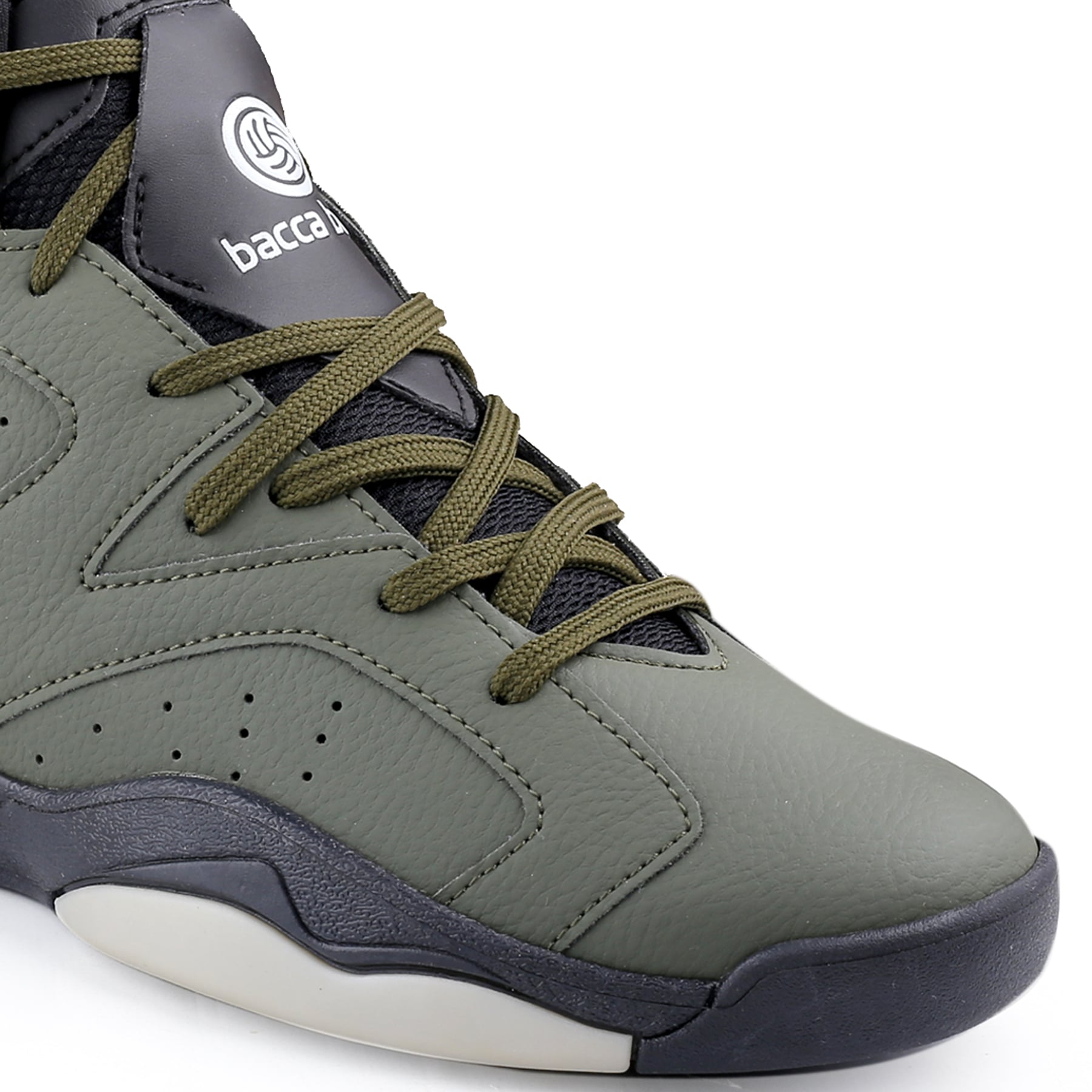 Bacca Bucci STUNNER Hi-top Streetwear Fashion Sneakers with 360 degree Cushioning and PU Moulded Mid-sole