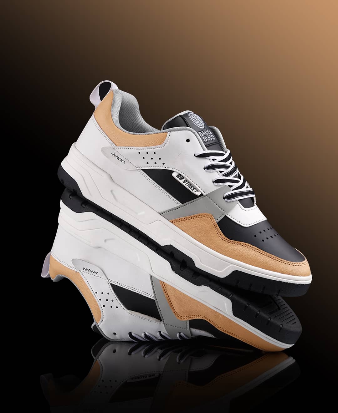 Bacca Bucci Urban Genesis 1.0 Sneakers: The Pinnacle of Street-Smart Elegance with Breathable Perforated Design and Robust Sole for the Modern Trailblazer