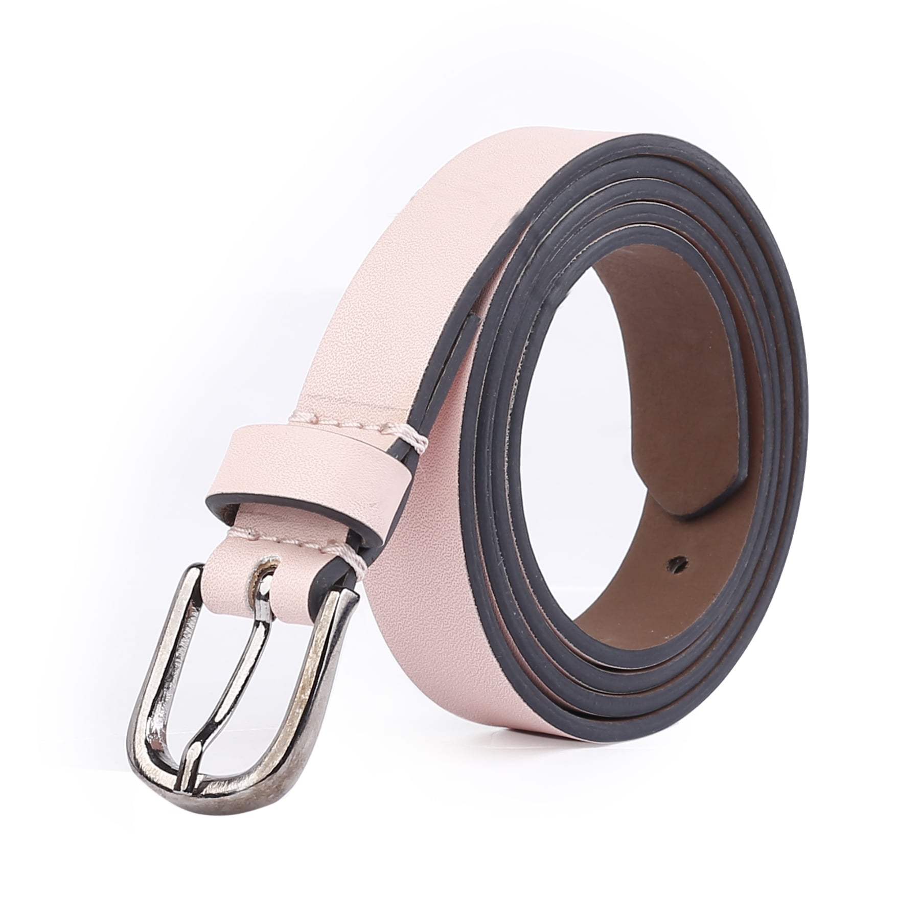 Bacca Bucci Women Leather Belts with Imported Nickle Free Buckle | Width : 20 MM | Solid Color Luster Finish Belt