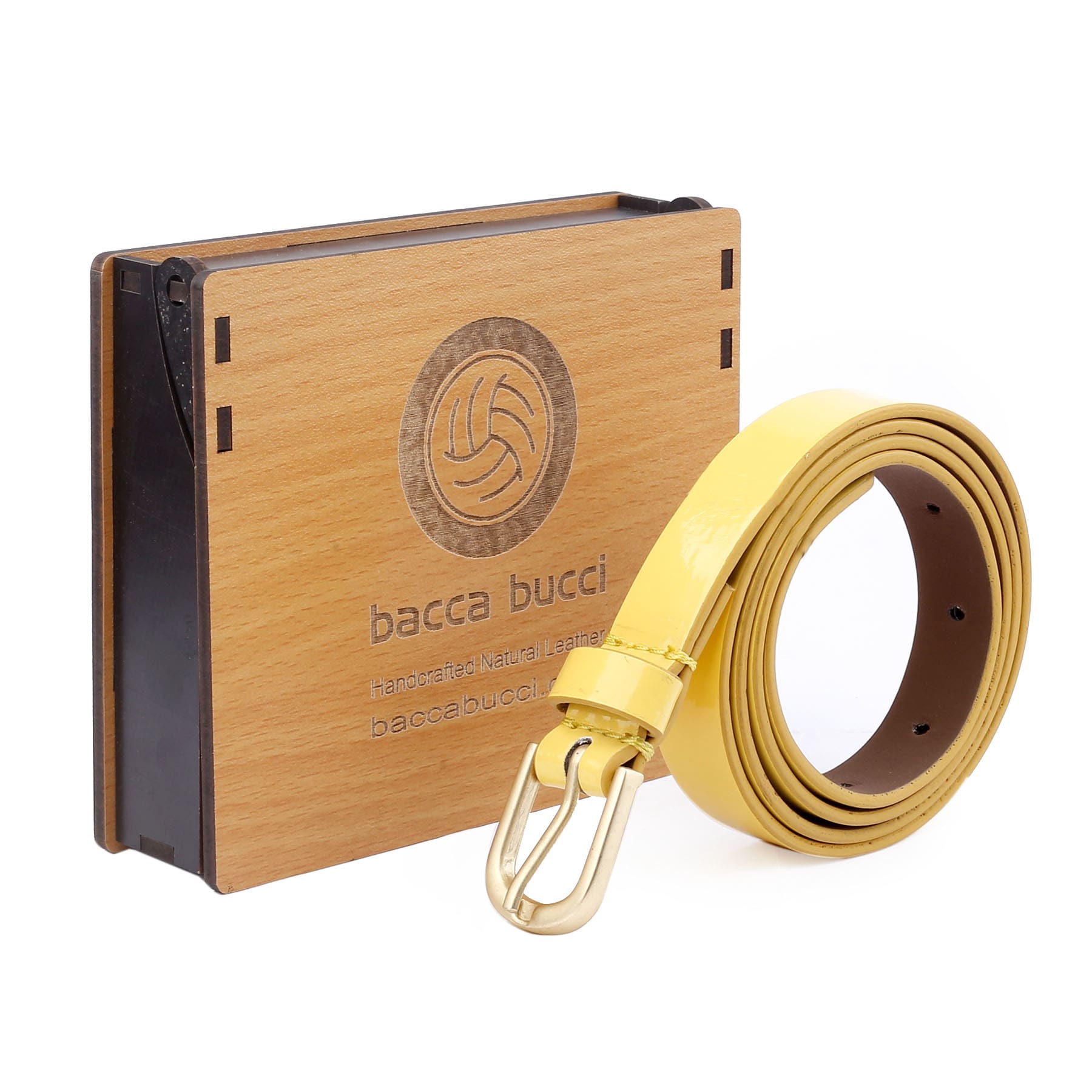 Bacca Bucci Women Leather Belts with Imported Nickle Free Buckle | Width : 20 MM | Solid Color Luster Finish Belt