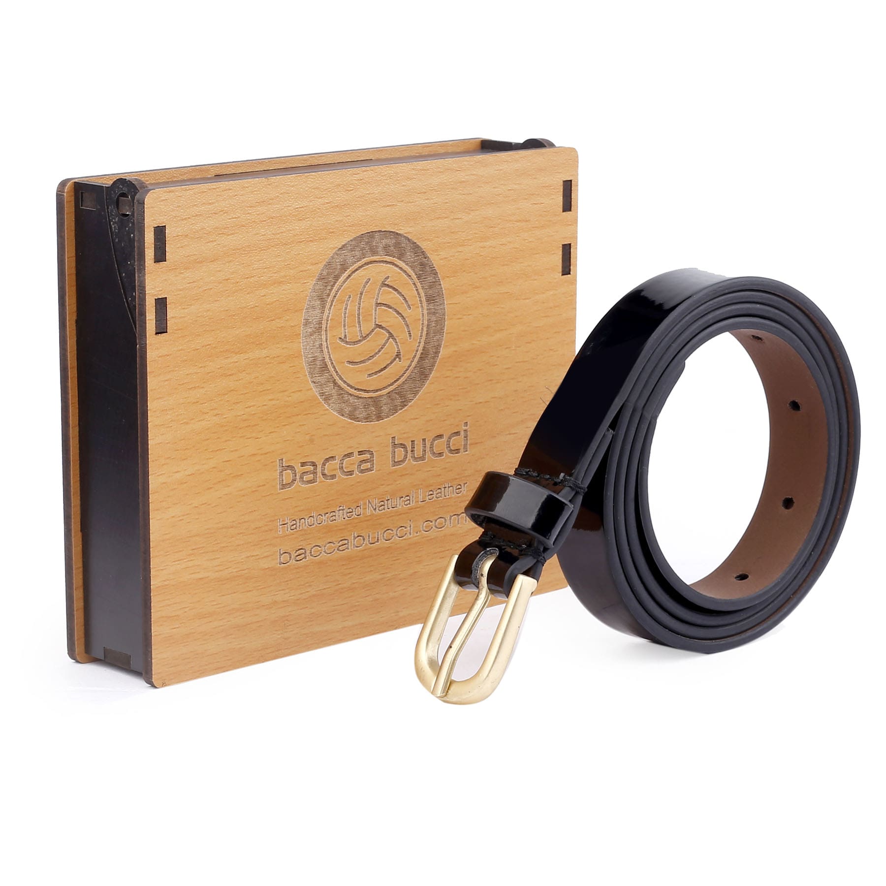 Bacca Bucci Women Leather Belts with Imported Nickle Free Buckle | Width : 20 MM | Solid Color Luster Finish Belt