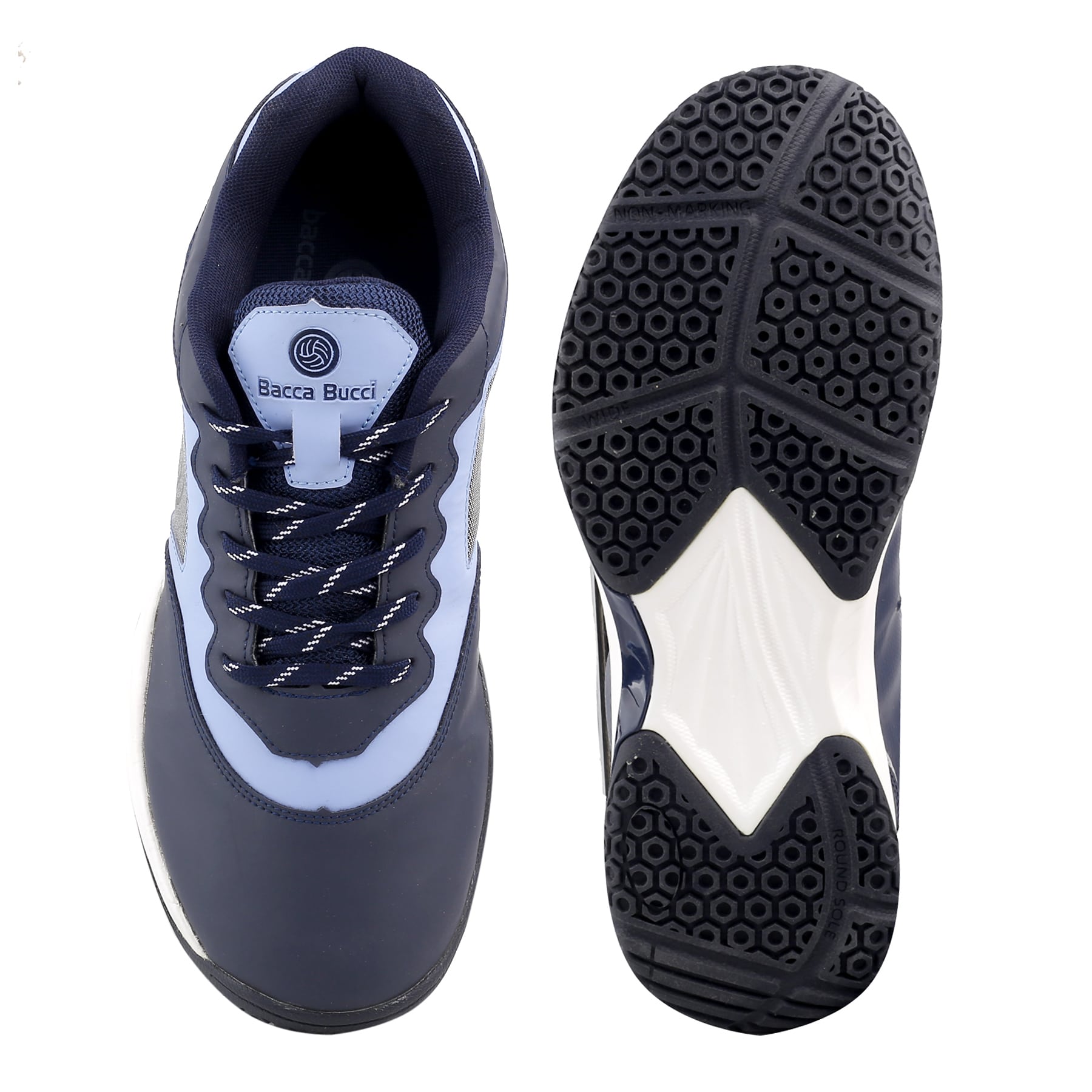 Bacca Bucci EliteStriker All Court Badminton Shoes with Memory Padded Insocks and Arch Support