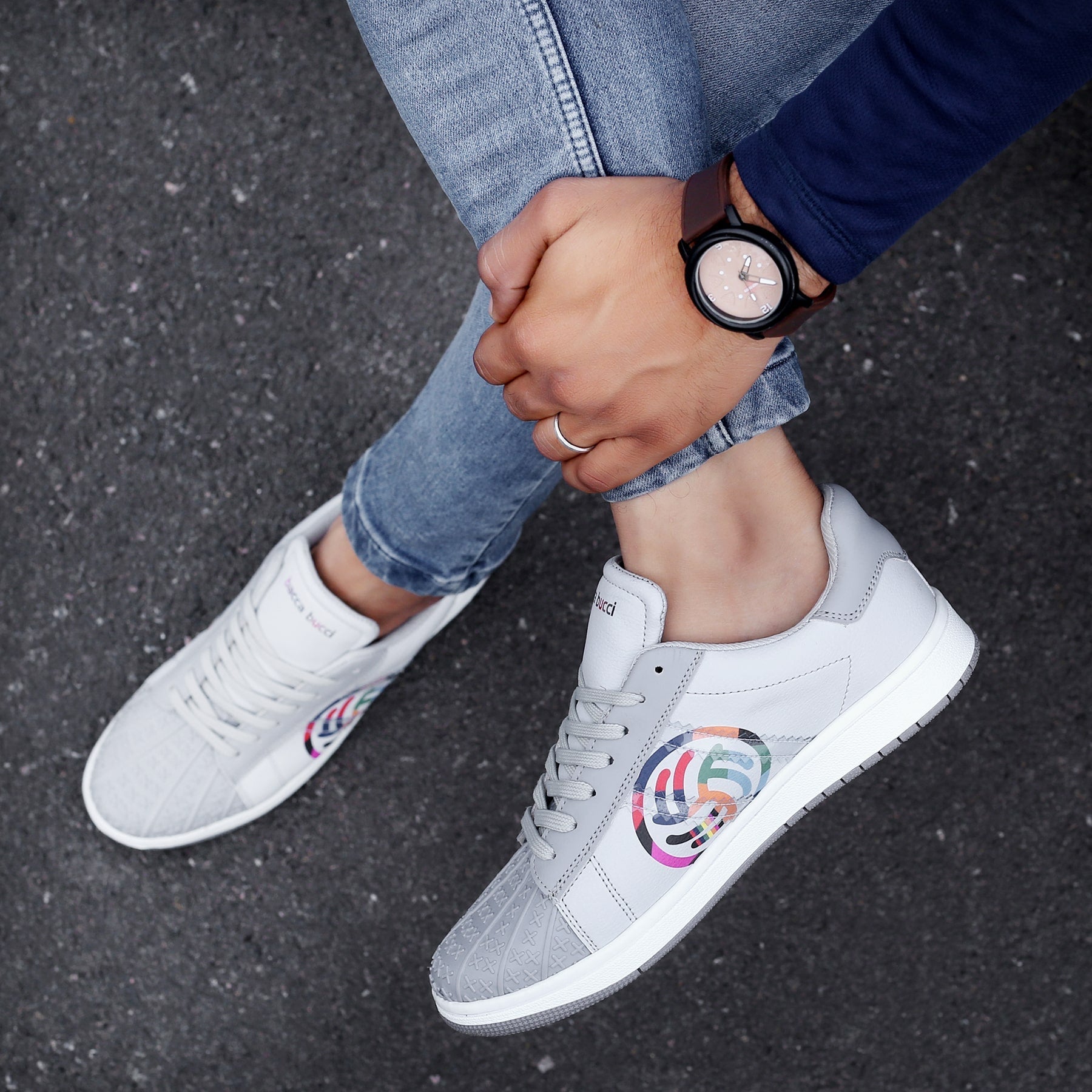 Bacca Bucci Low-Top BOOMBOX Sneakers/Casual Shoes with Memory Cushion Footbed