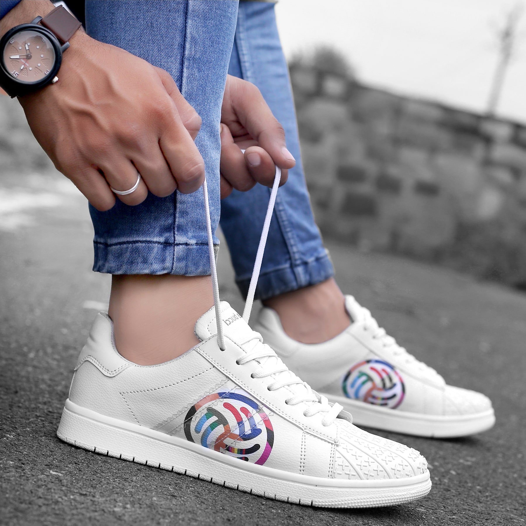 Bacca Bucci Low-Top BOOMBOX Sneakers/Casual Shoes with Memory Cushion Footbed