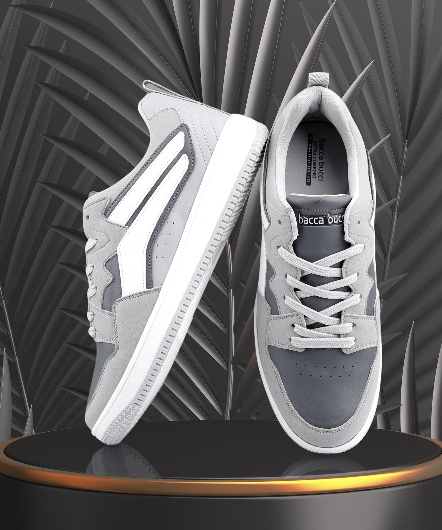 Bacca Bucci HEBRON Low-top Street Men's Fashion Sneakers with Lightweighted Rubber Outsole