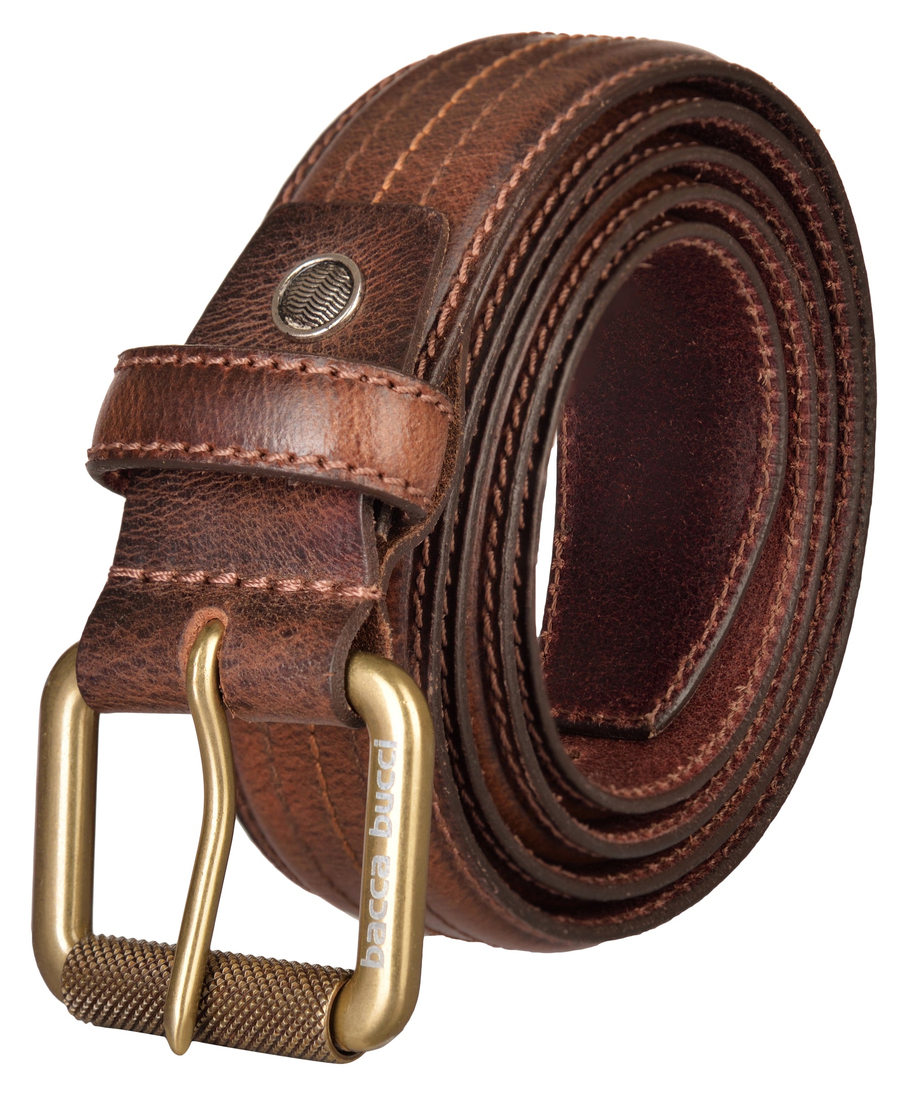 Men's Classic Dress belt with Genuine grain leather & Genuine soft Leather Wallet combo Gift Set for men - Bacca Bucci