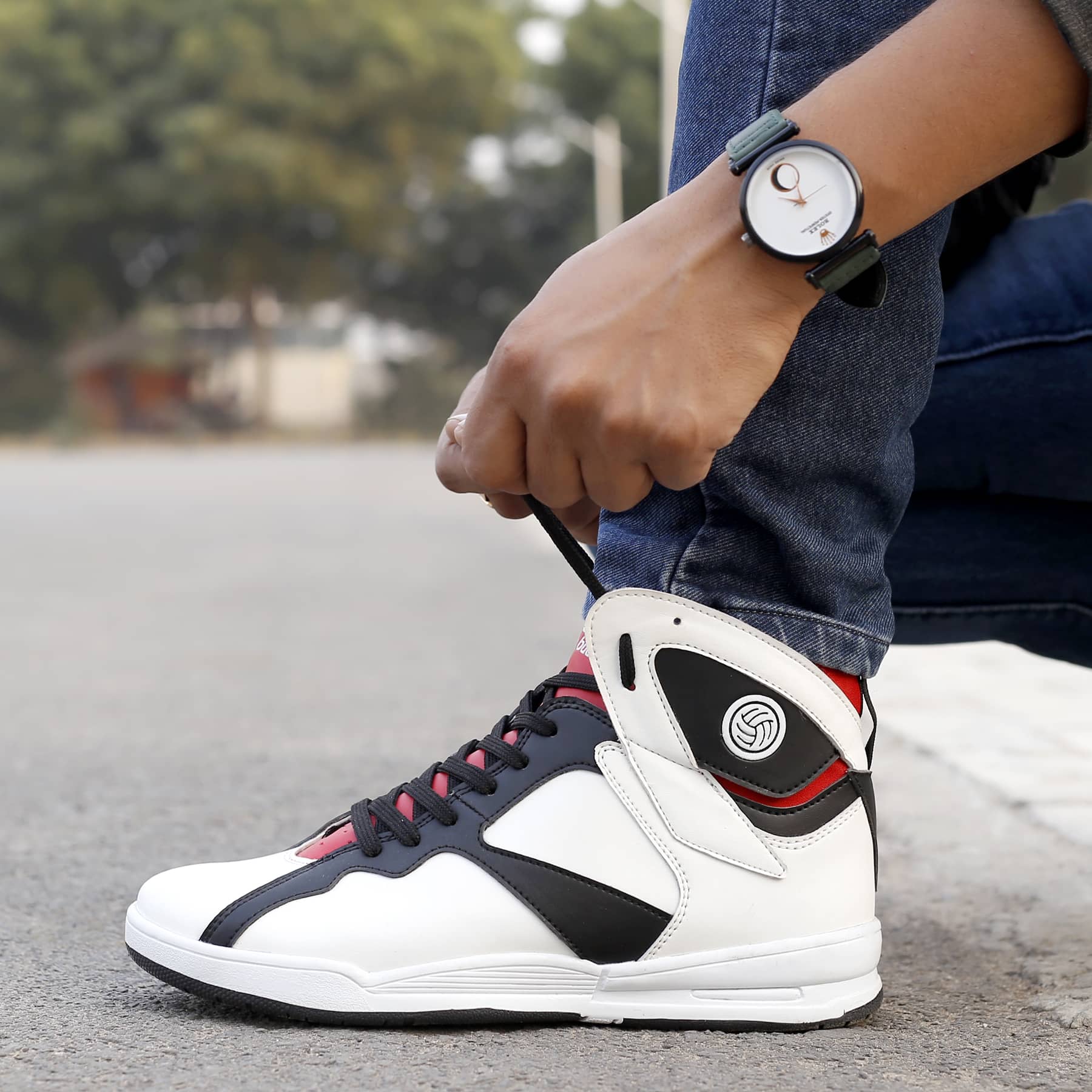 Bacca Bucci NEO Comfy Mid-Top Casual Chunky Streetwear Fashion Sneakers