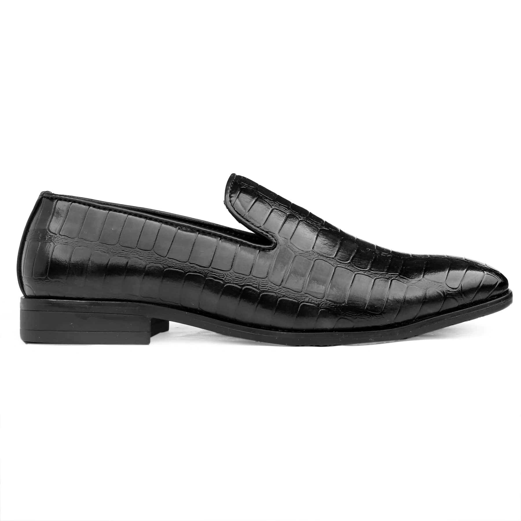 Bacca Bucci Men's NAPLES Party Textured Loafers | Wedding Dress Formal Slip-on Shoes