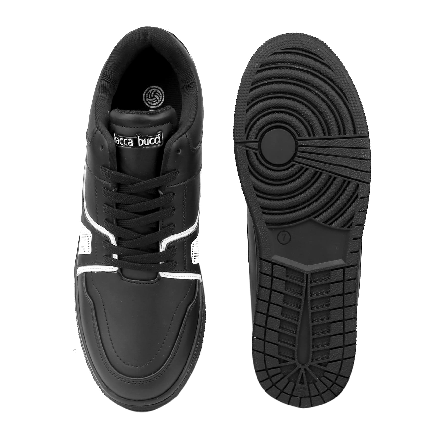 Bacca Bucci Men's BTS Low Top Flat Sole Casual Sneakers for Men-All Day Wear