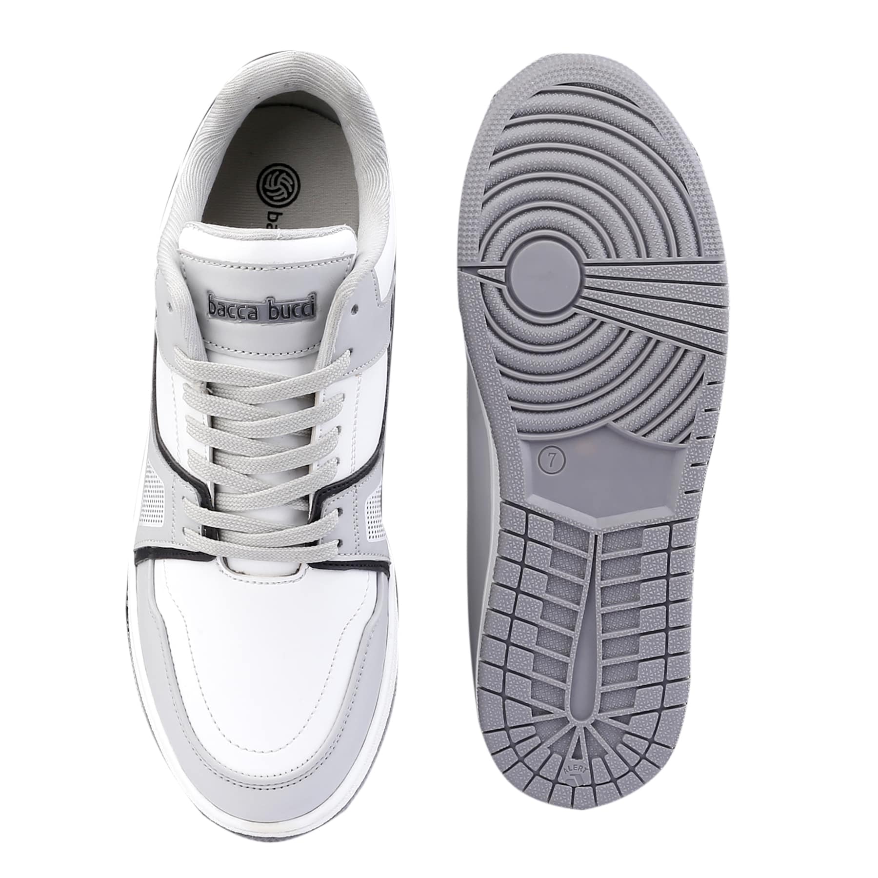 Bacca Bucci Men's BTS Low Top Flat Sole Casual Sneakers for Men-All Day Wear