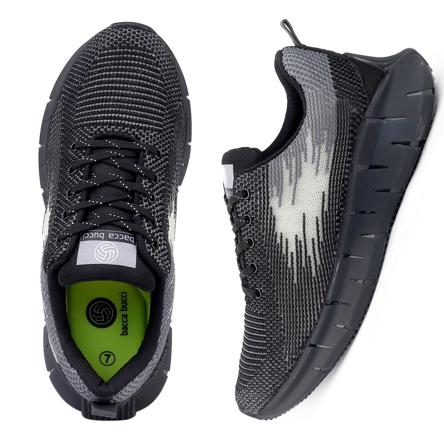 Bacca Bucci Men's METAVERSE Road Running Sports Shoes | Lightweight & Sungfit