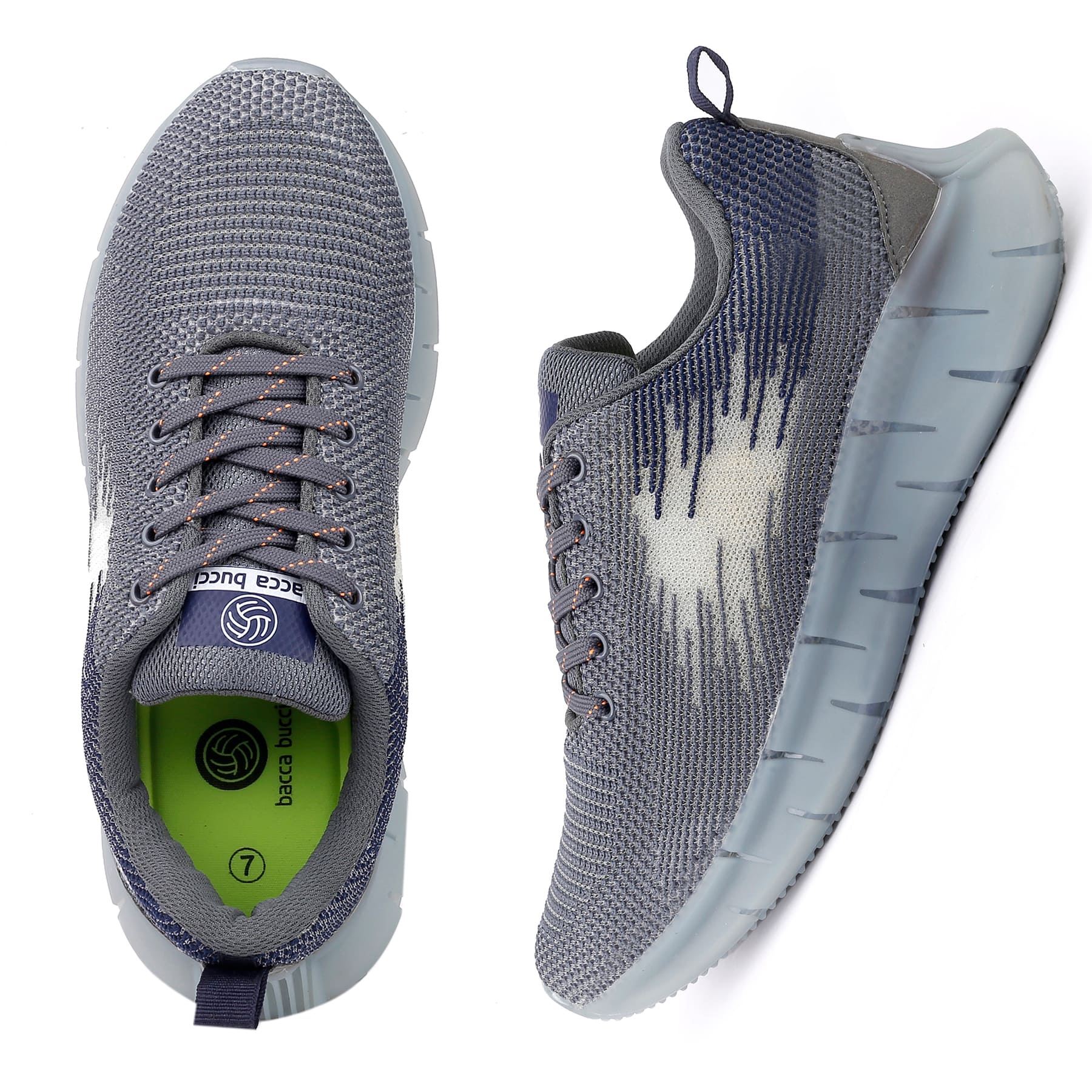 Bacca Bucci Men's METAVERSE Road Running Sports Shoes | Lightweight & Sungfit