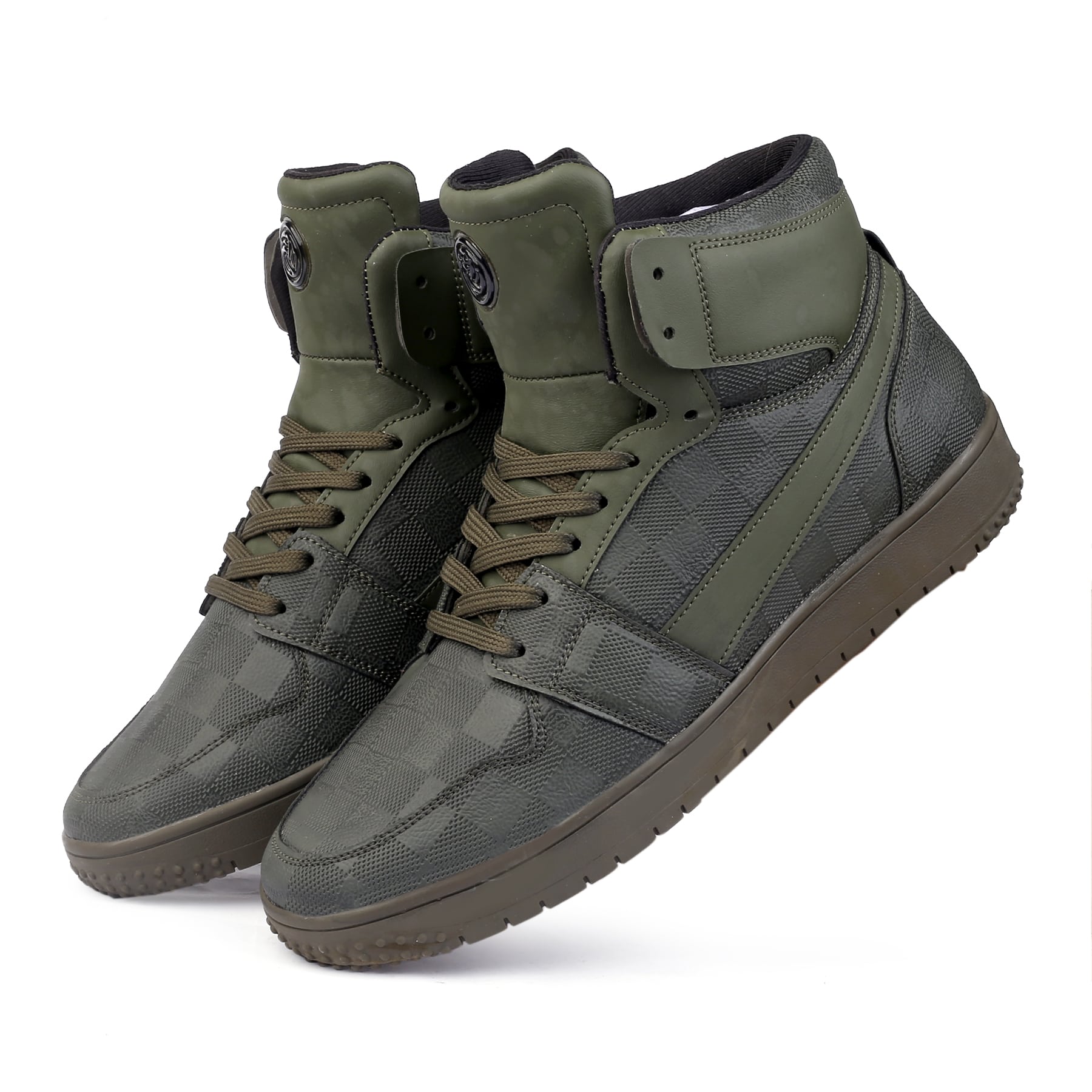 Bacca Bucci Men's STREET SAMURAI High-top Flat High-Street Fashion Sneakers