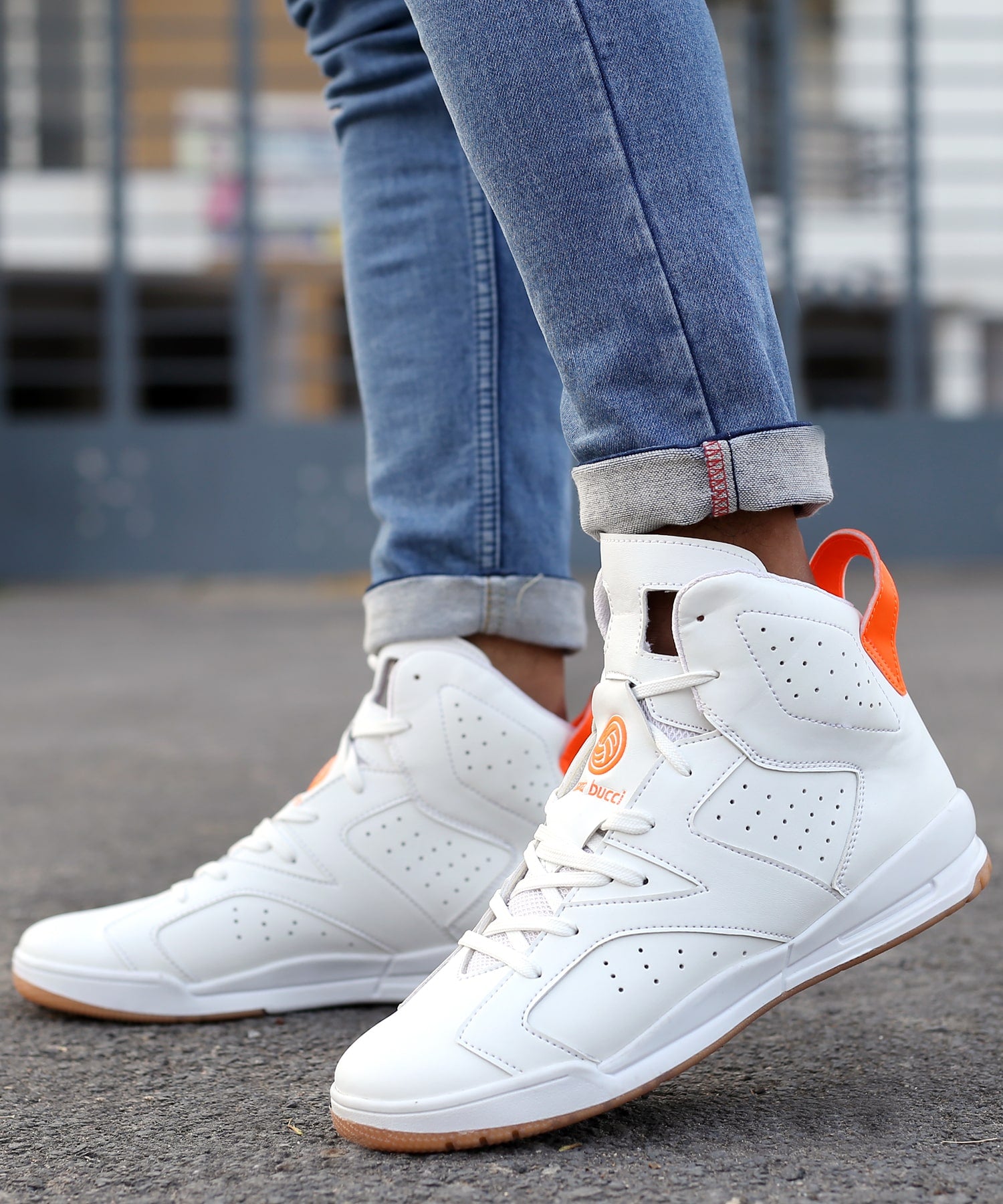 Bacca Bucci Men DEMON High-top Shoes with Flat outsole High-Street Fashion Sneakers