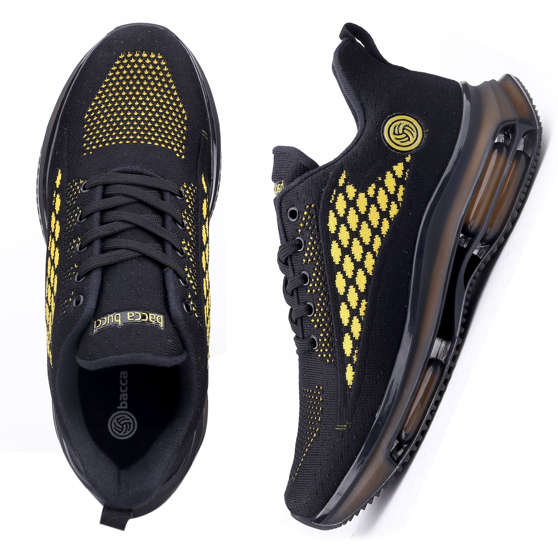 Bacca Bucci BLAZE Men Sports Sneakers -Outdoor, Gym & Training | With Thick Triple Air Bounce Comfort Outsole