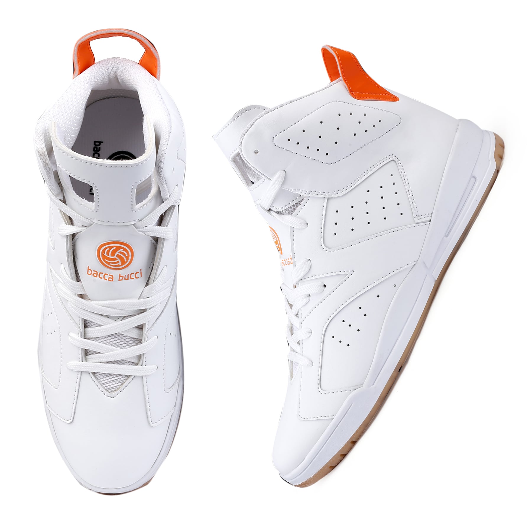 Bacca Bucci Men DEMON High-top Shoes with Flat outsole High-Street Fashion Sneakers