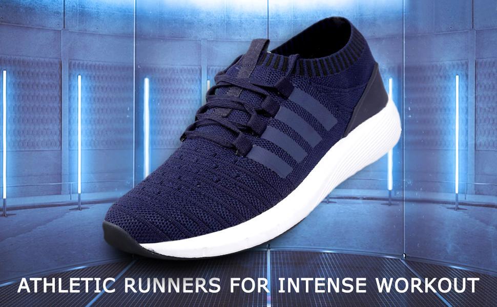 Bacca Bucci BOOSTIVA Running Shoes, Lightweight Workout Sport Athletic Shoes for Men - Bacca Bucci