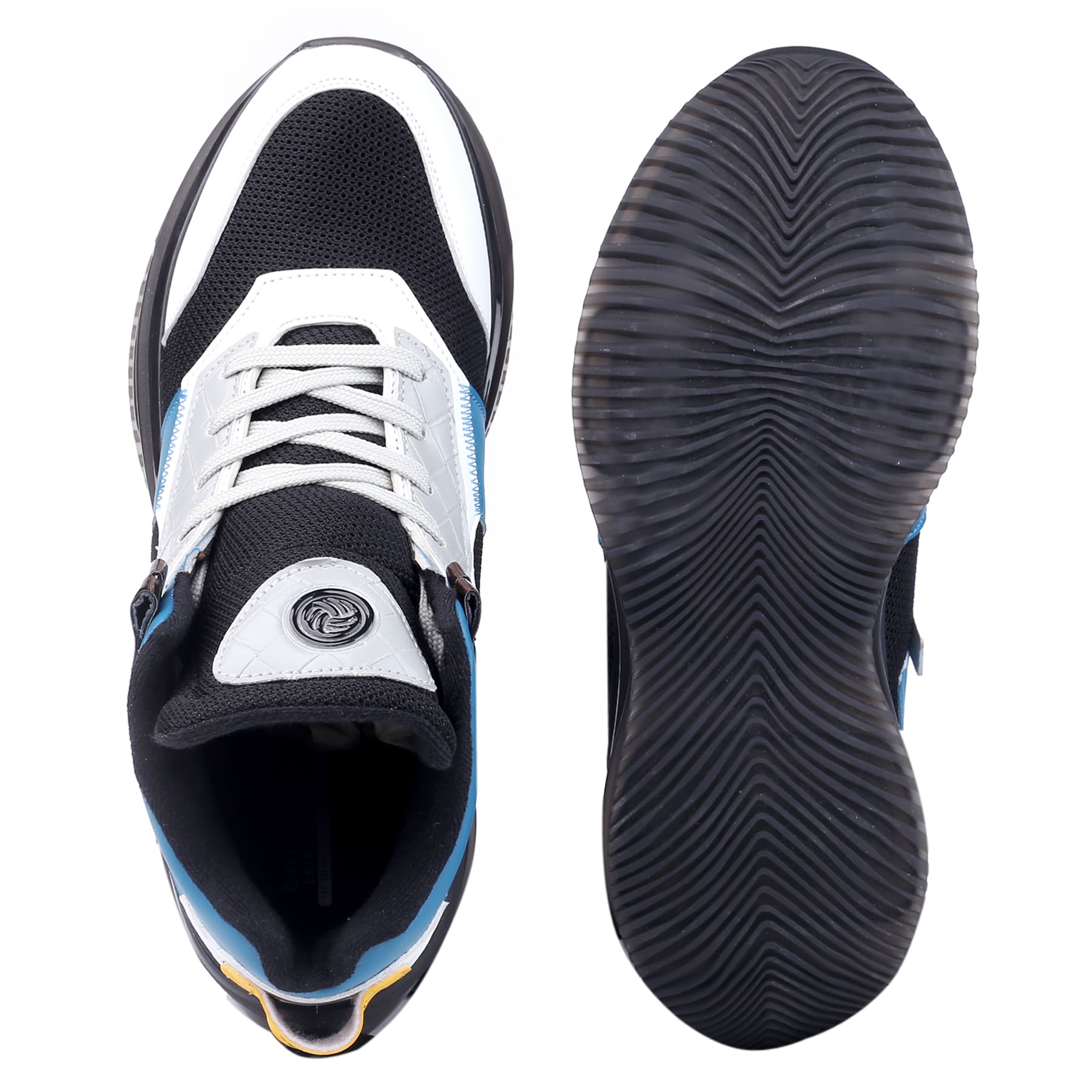 Bacca Bucci XOXO High top elevated high Street Fashion Sneakers for Men