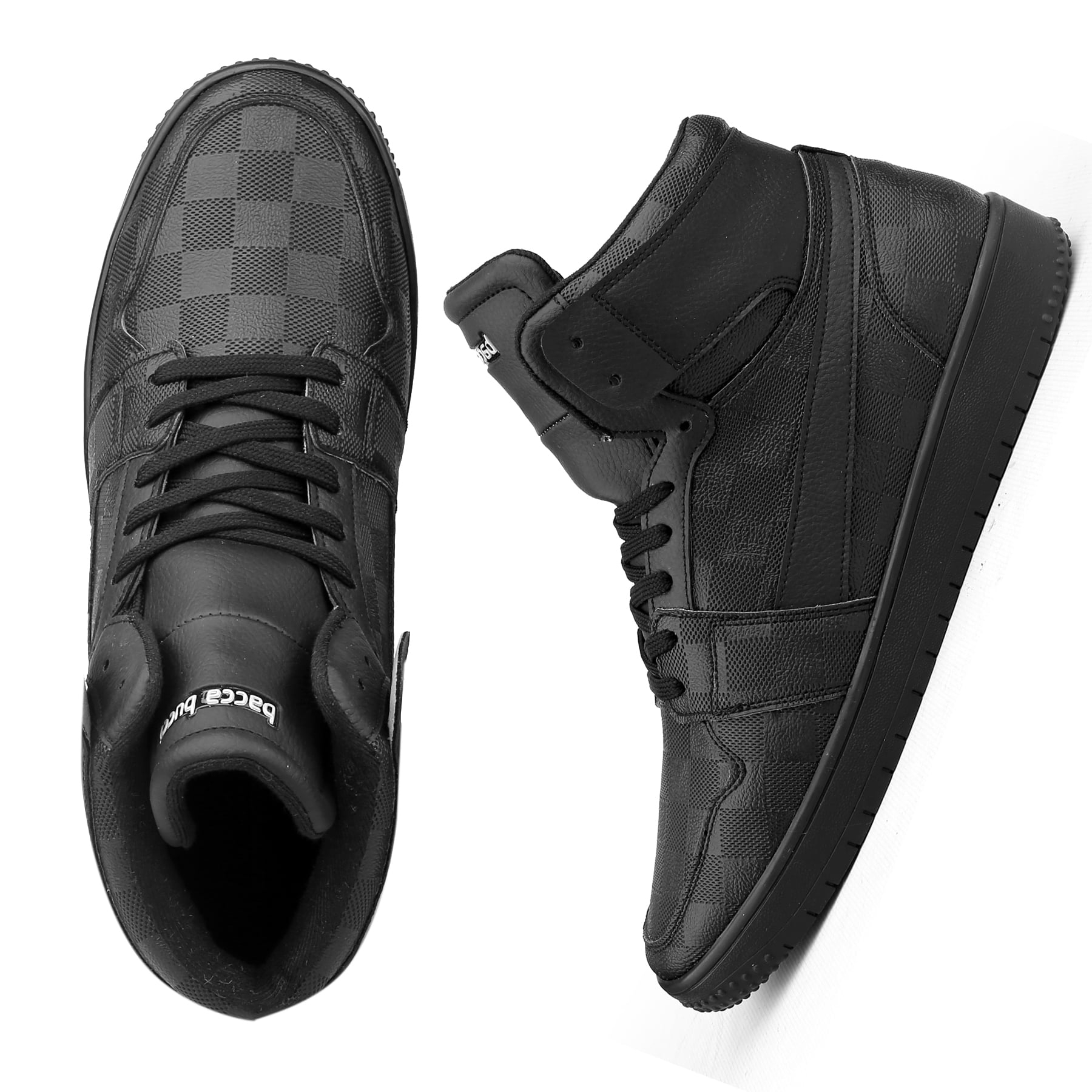 Bacca Bucci Men's STREET SAMURAI High top Flat High-Street Fashion SneakersBacca Bucci Men's STREET SAMURAI High top Flat High-Street Fashion Sneakers