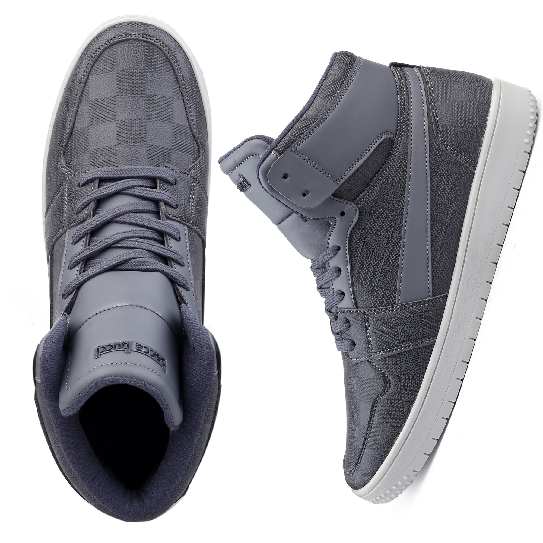 Bacca Bucci Men's STREET SAMURAI High top Flat High-Street Fashion Sneakers